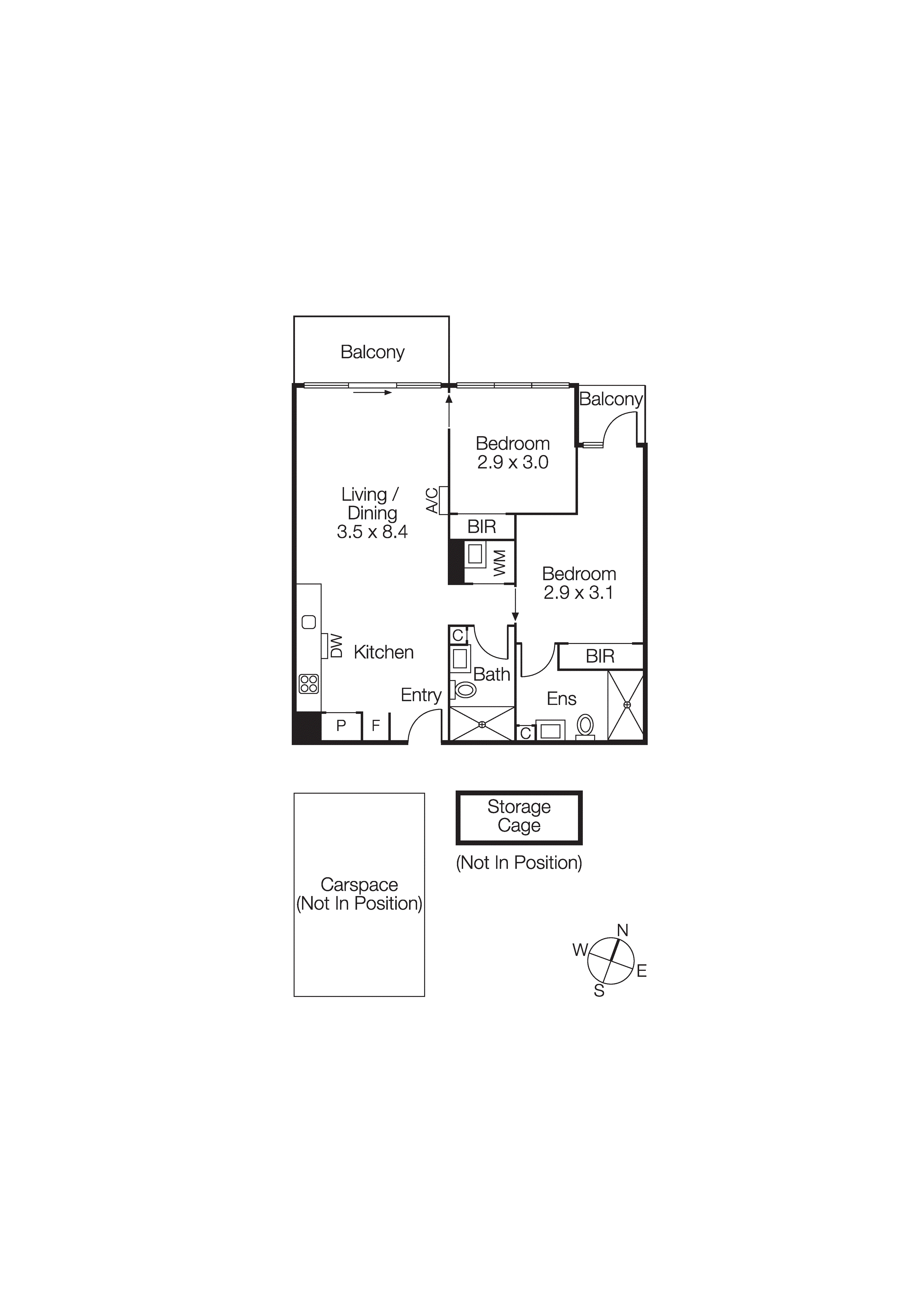 1104/39 Coventry Street, Southbank VIC 3006 - Floorplan