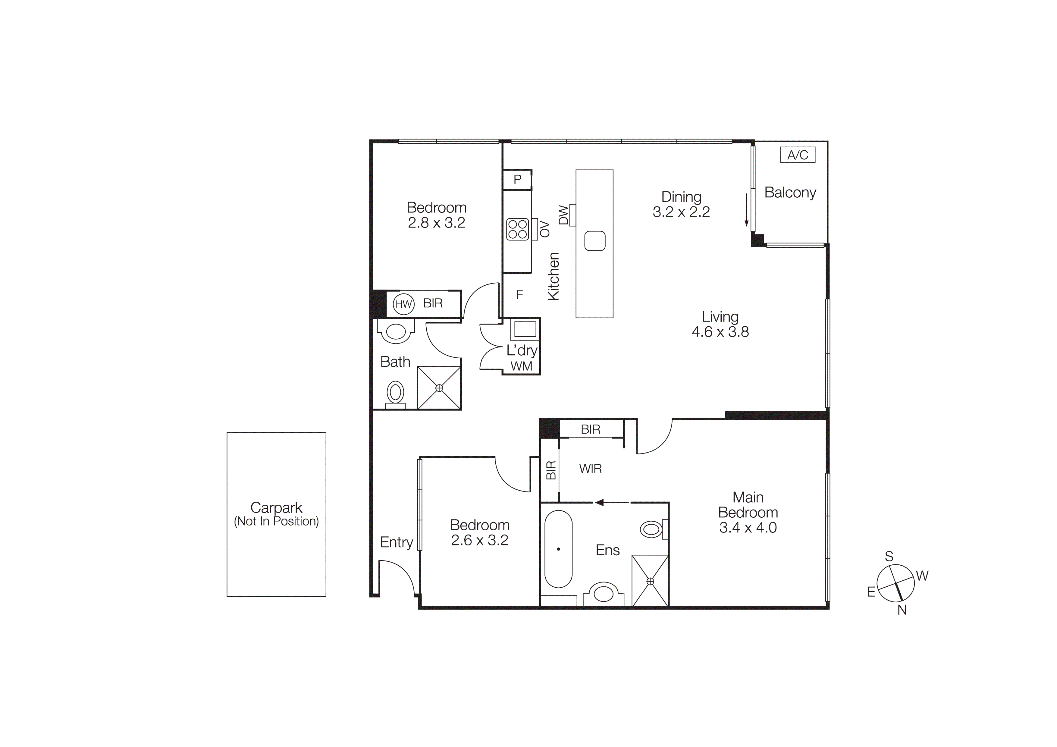 1104/82 Queens Road, Melbourne VIC 3004 - Floorplan