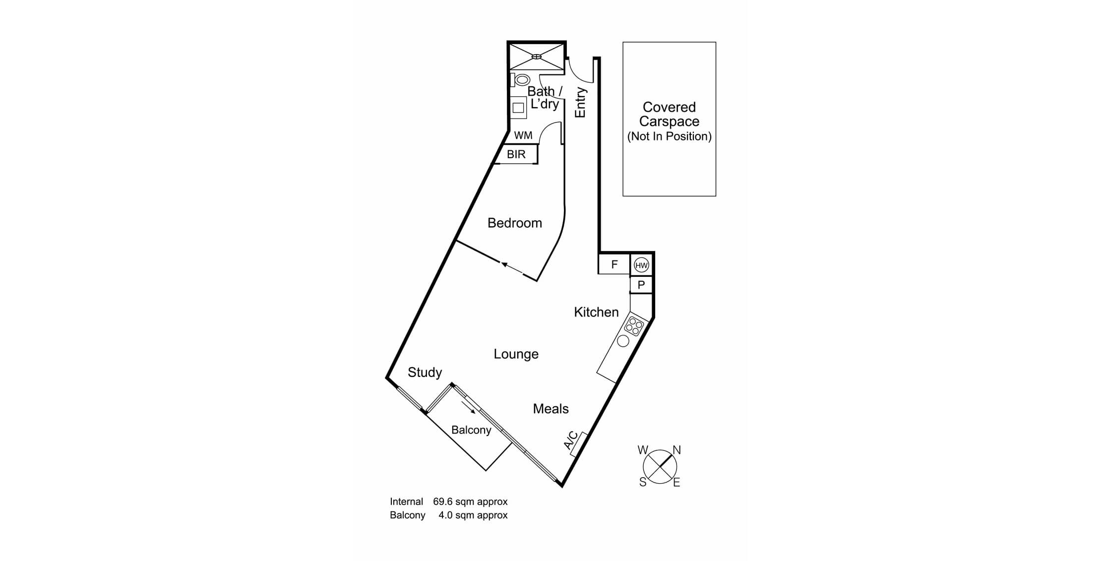 1104/83 Queens Road, Melbourne VIC 3004 - Floorplan
