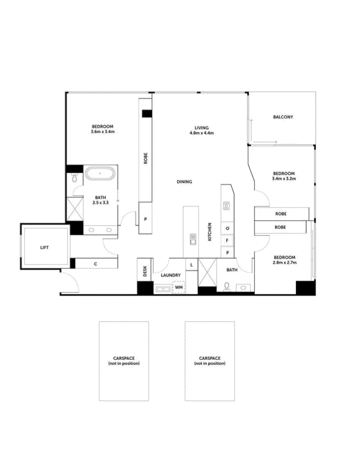 110/499 St Kilda Road, Melbourne VIC 3004 - Floorplan