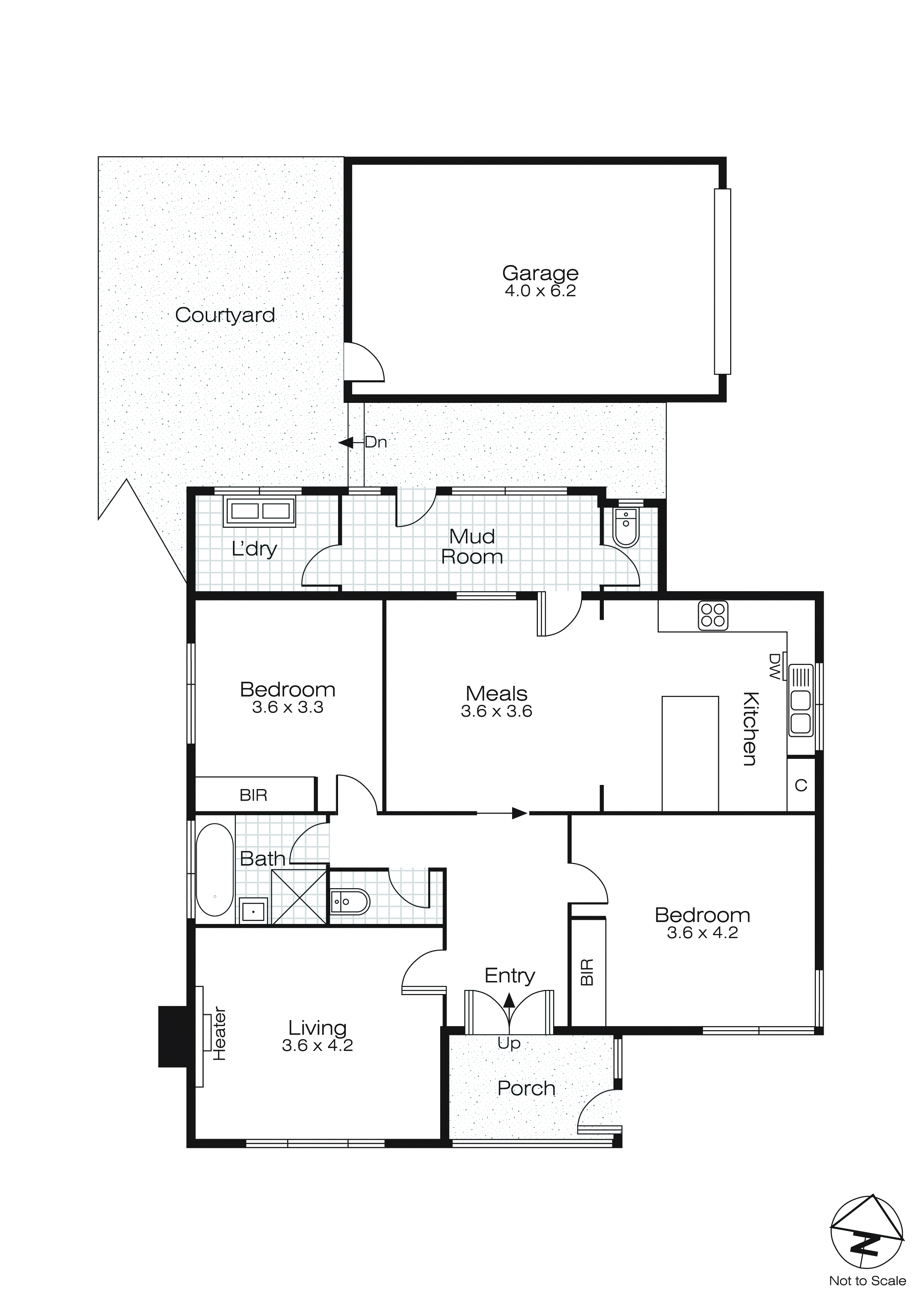 1/105 Canterbury Street, Brown Hill VIC 3350 - Floorplan