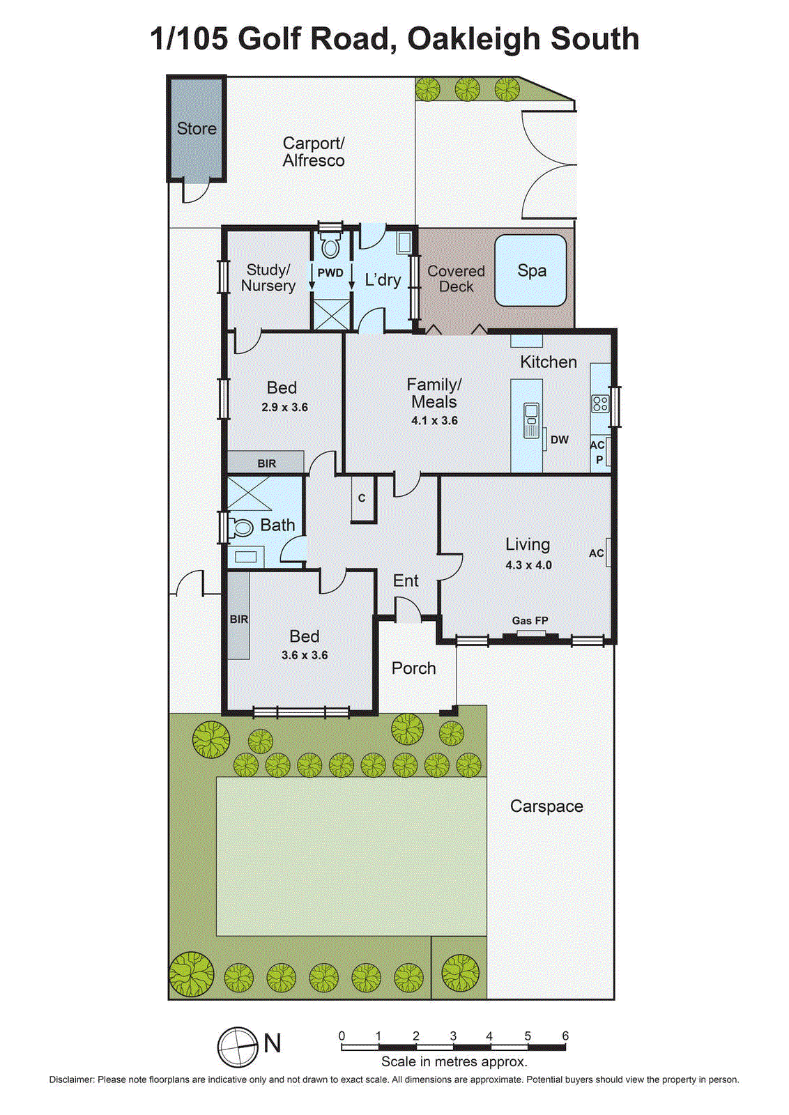 1/105 Golf Road, Oakleigh South VIC 3167 - Floorplan