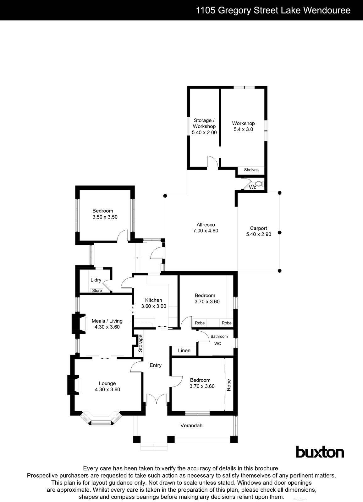 1105 Gregory Street, Lake Wendouree VIC 3350 - Floorplan