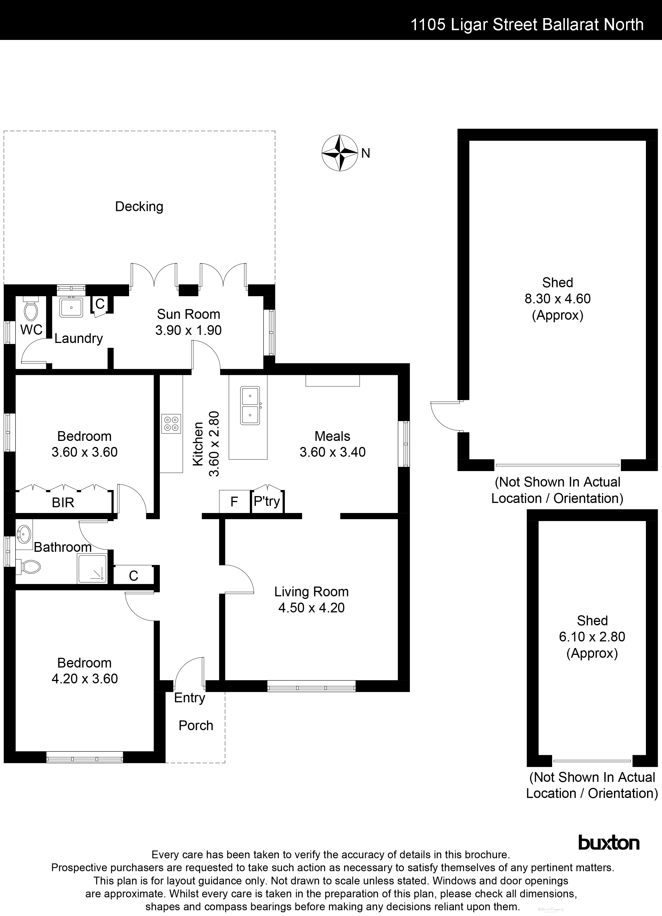 1105 Ligar Street, Ballarat North VIC 3350 - Floorplan