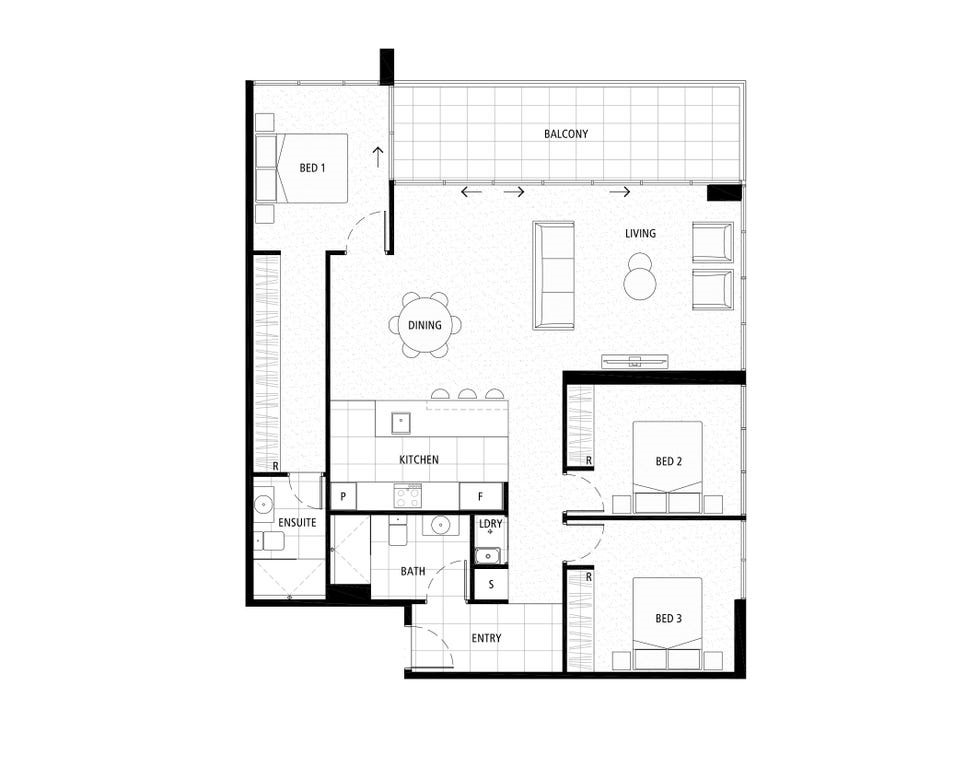 1105/18 Cavendish Street, Geelong VIC 3220 - Floorplan