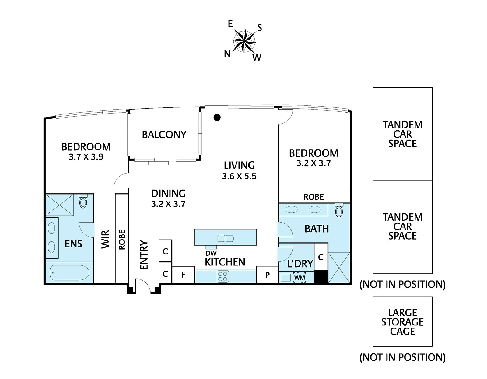 1105/480 Riversdale Road, Hawthorn East
- Floorplan 1