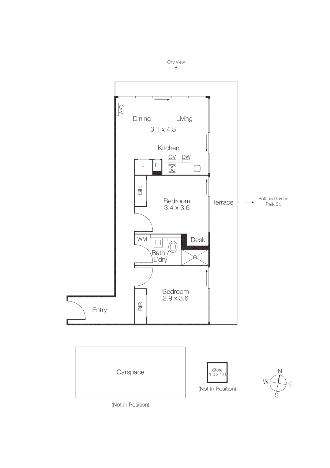 1105/52 Park Street, South Melbourne VIC 3205 - Floorplan