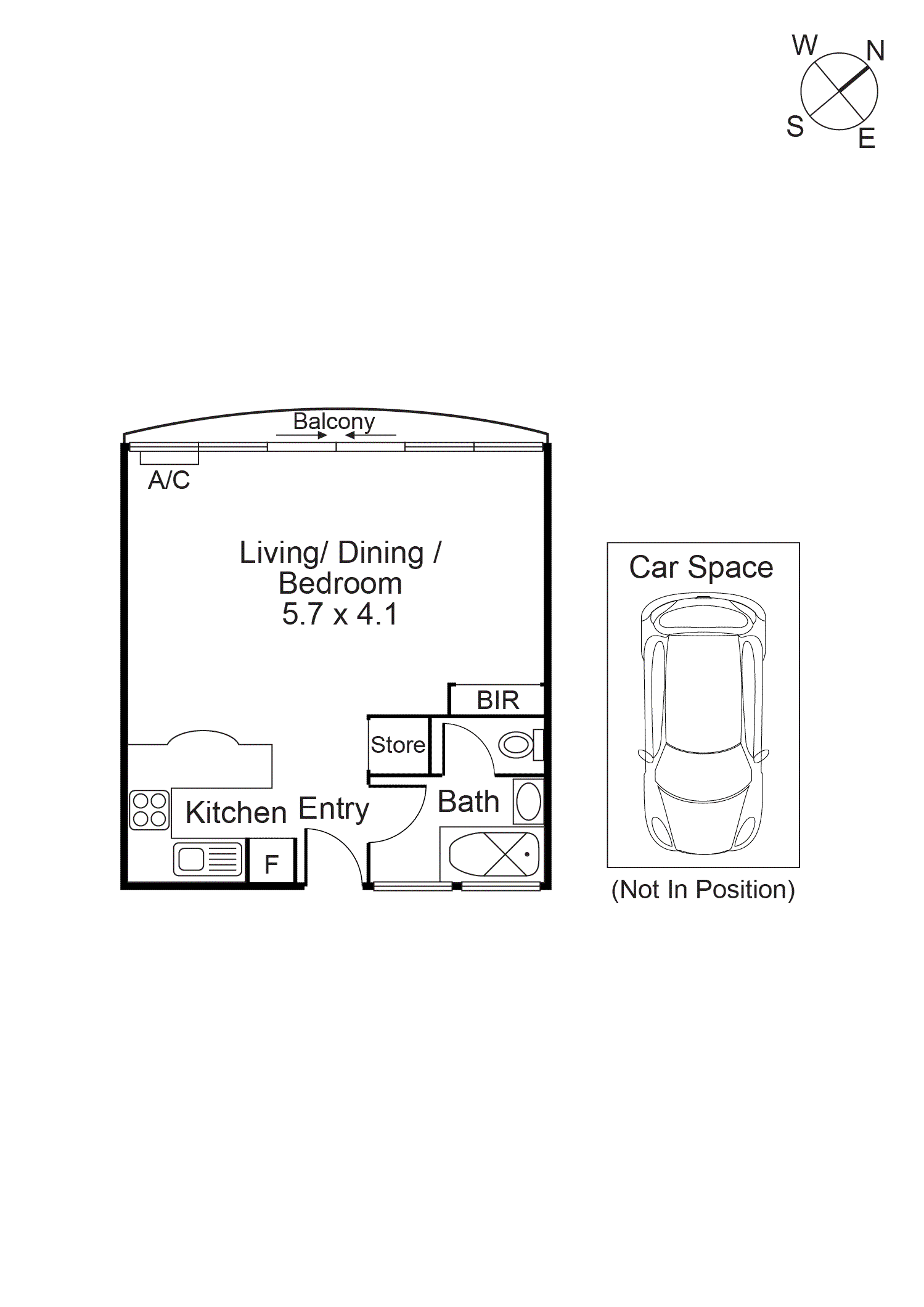1105/81 Queens Road, Melbourne VIC 3004 - Floorplan