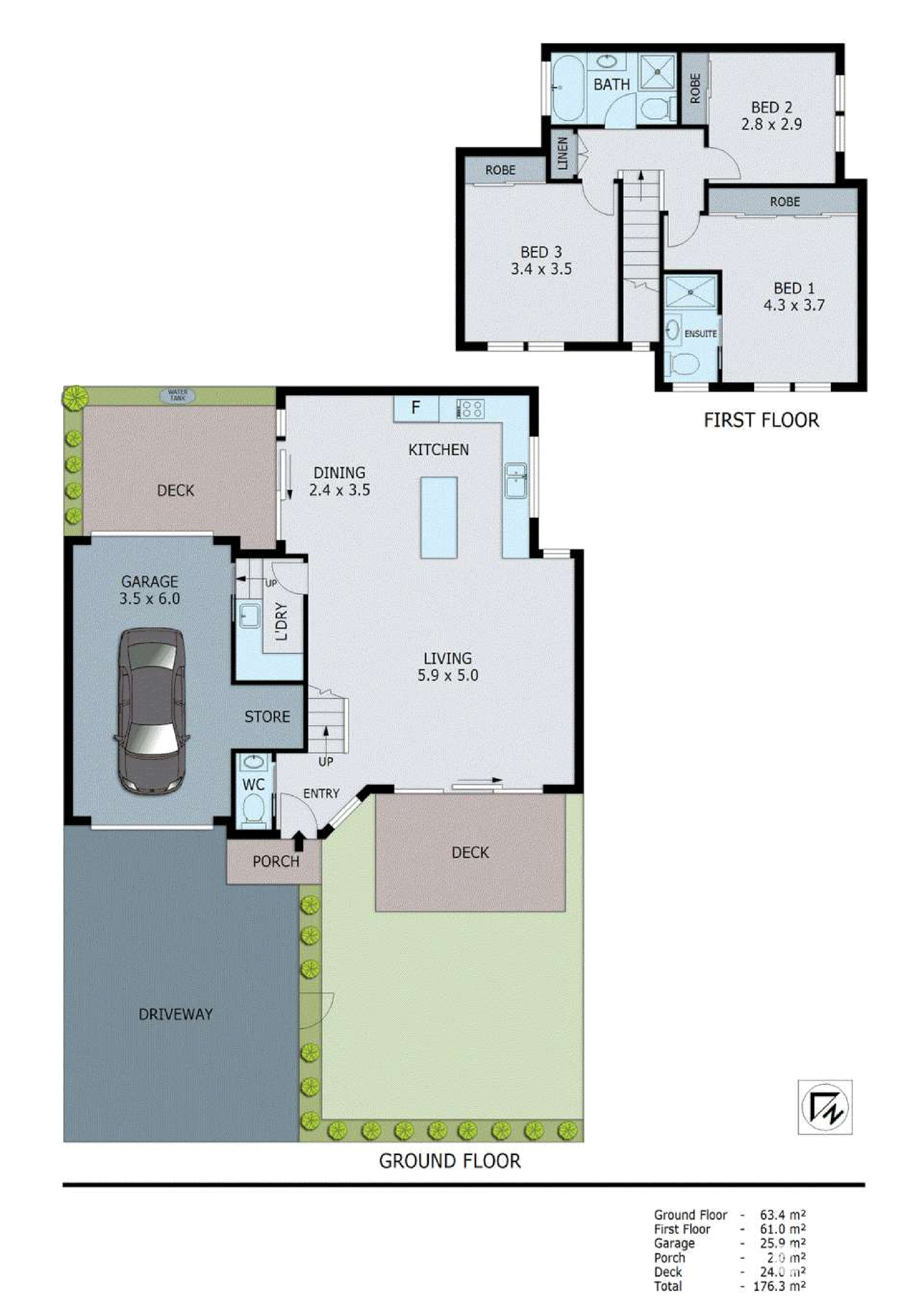 1/106 Station Street, Aspendale VIC 3195 - Floorplan