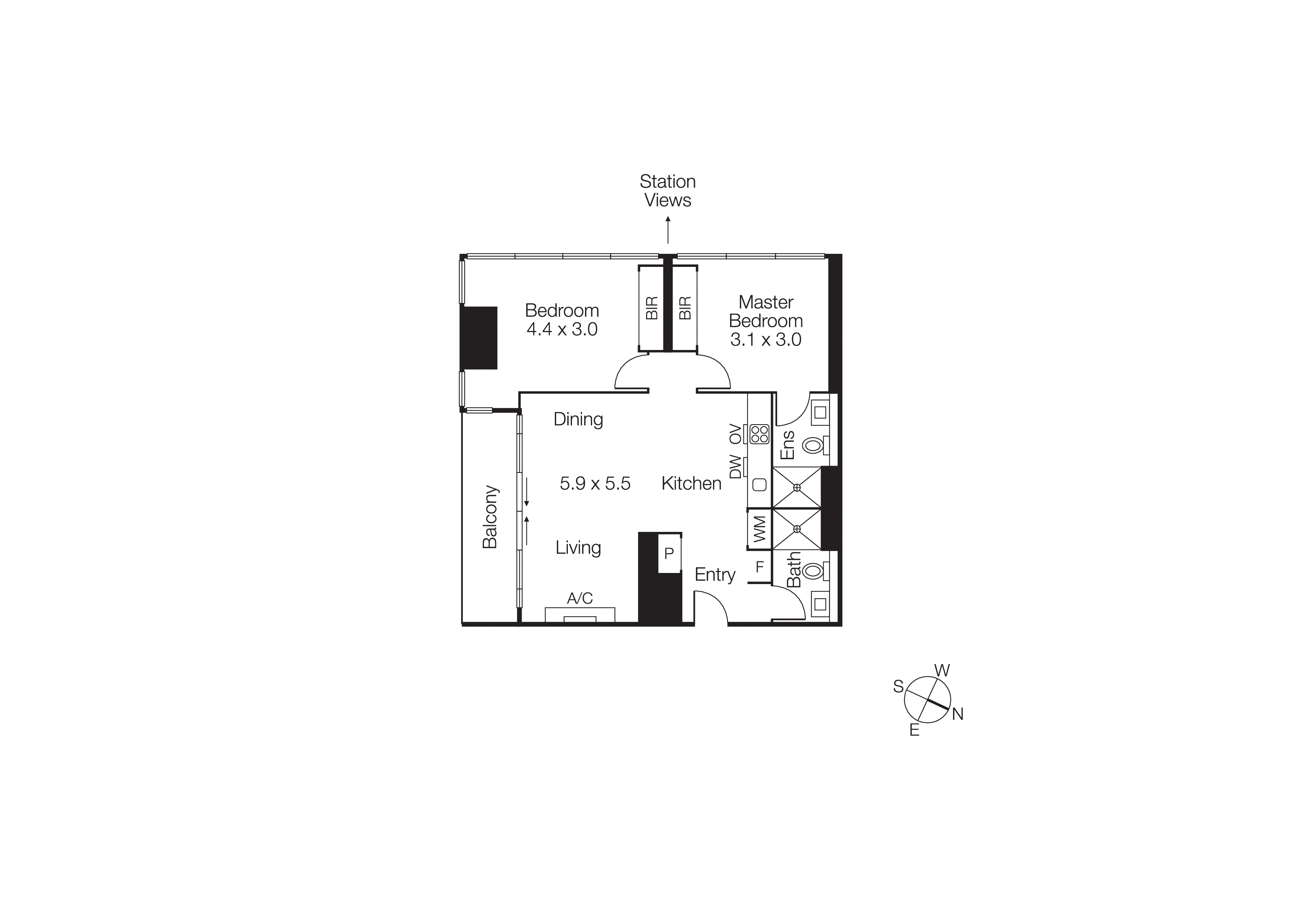 1106/639 Lonsdale Street, Melbourne VIC 3000 - Floorplan