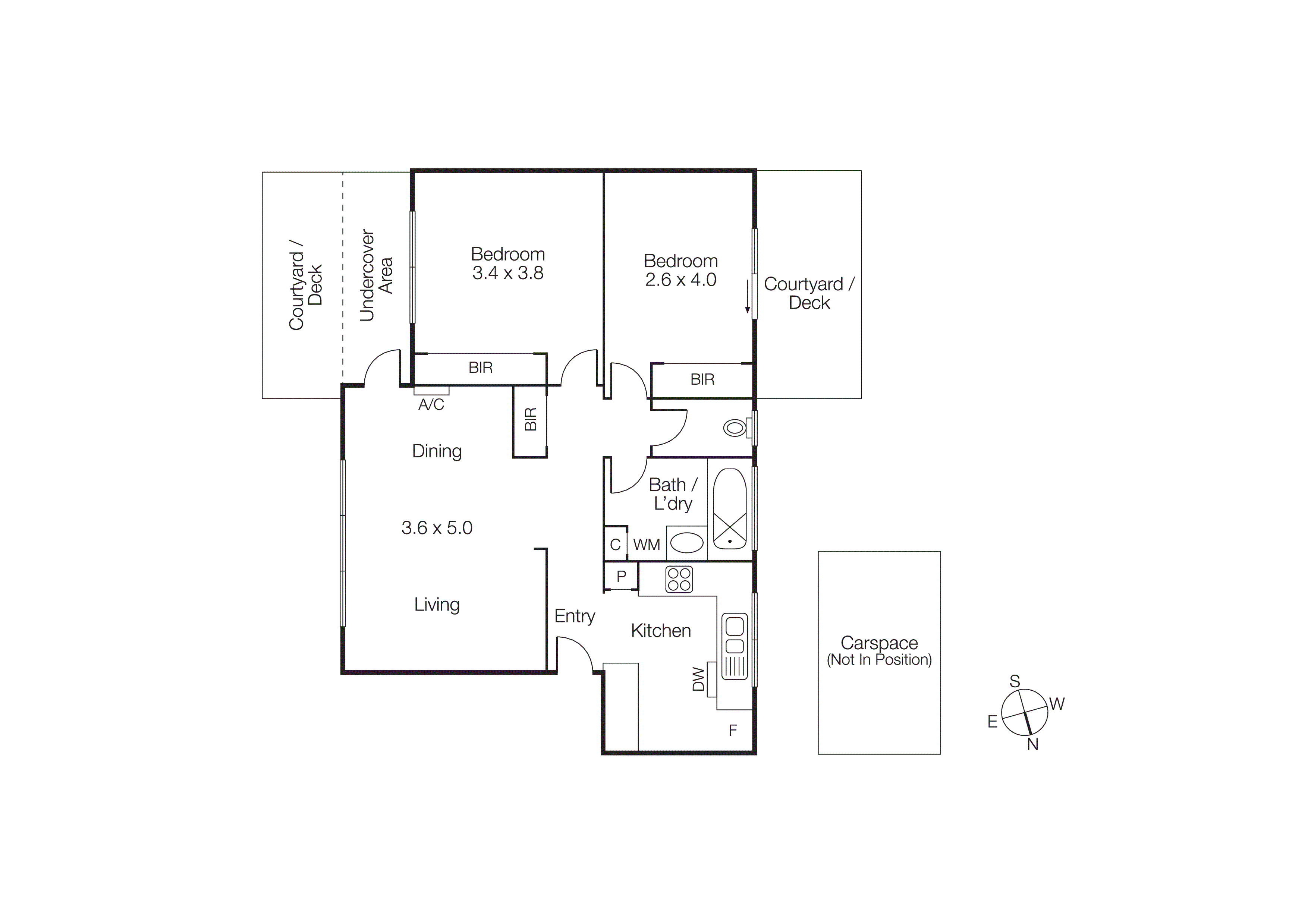 1/107 Grosvenor Street, Balaclava VIC 3183 - Floorplan