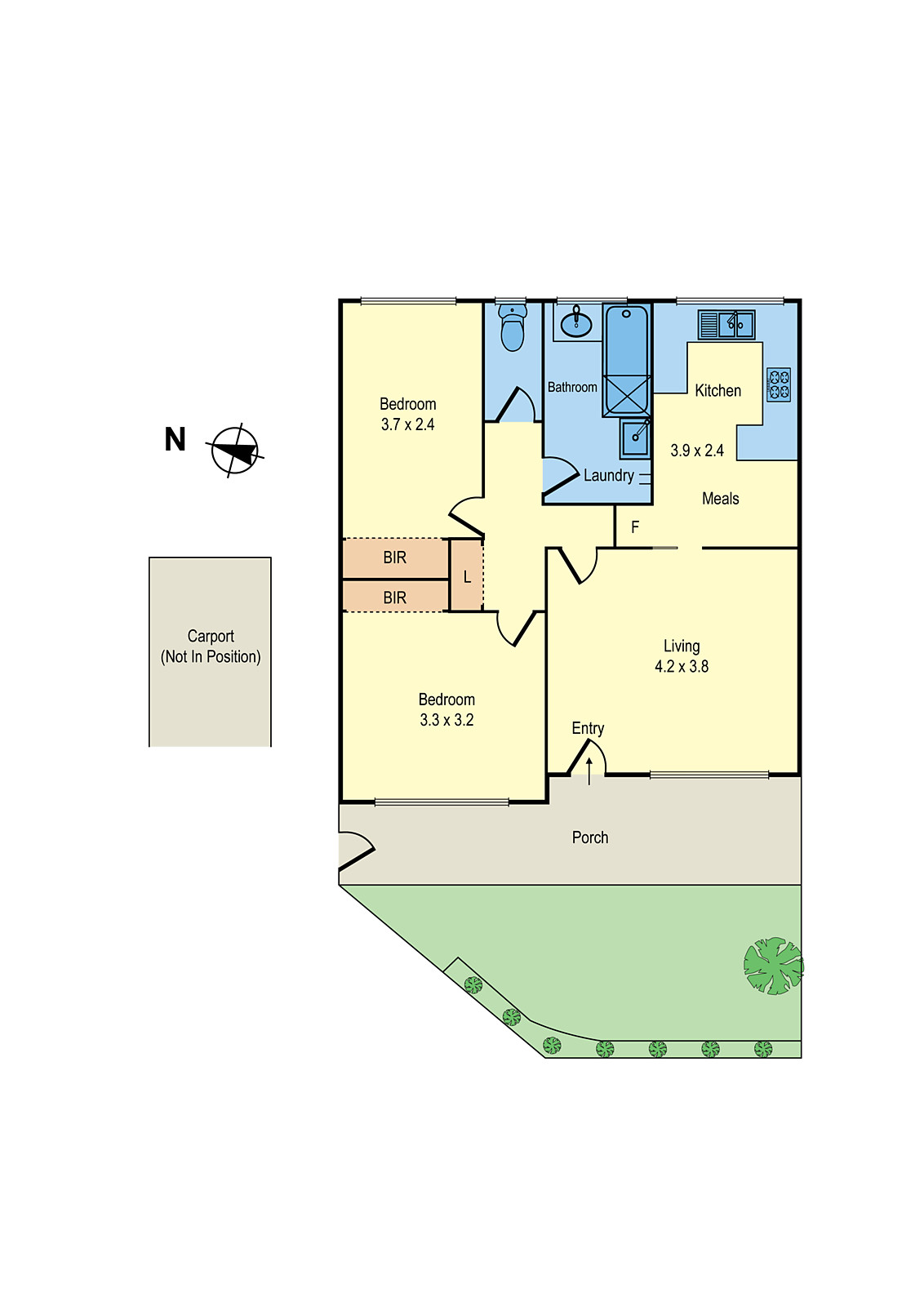 1/107 Warrigal Road, Mentone VIC 3194 - Floorplan
