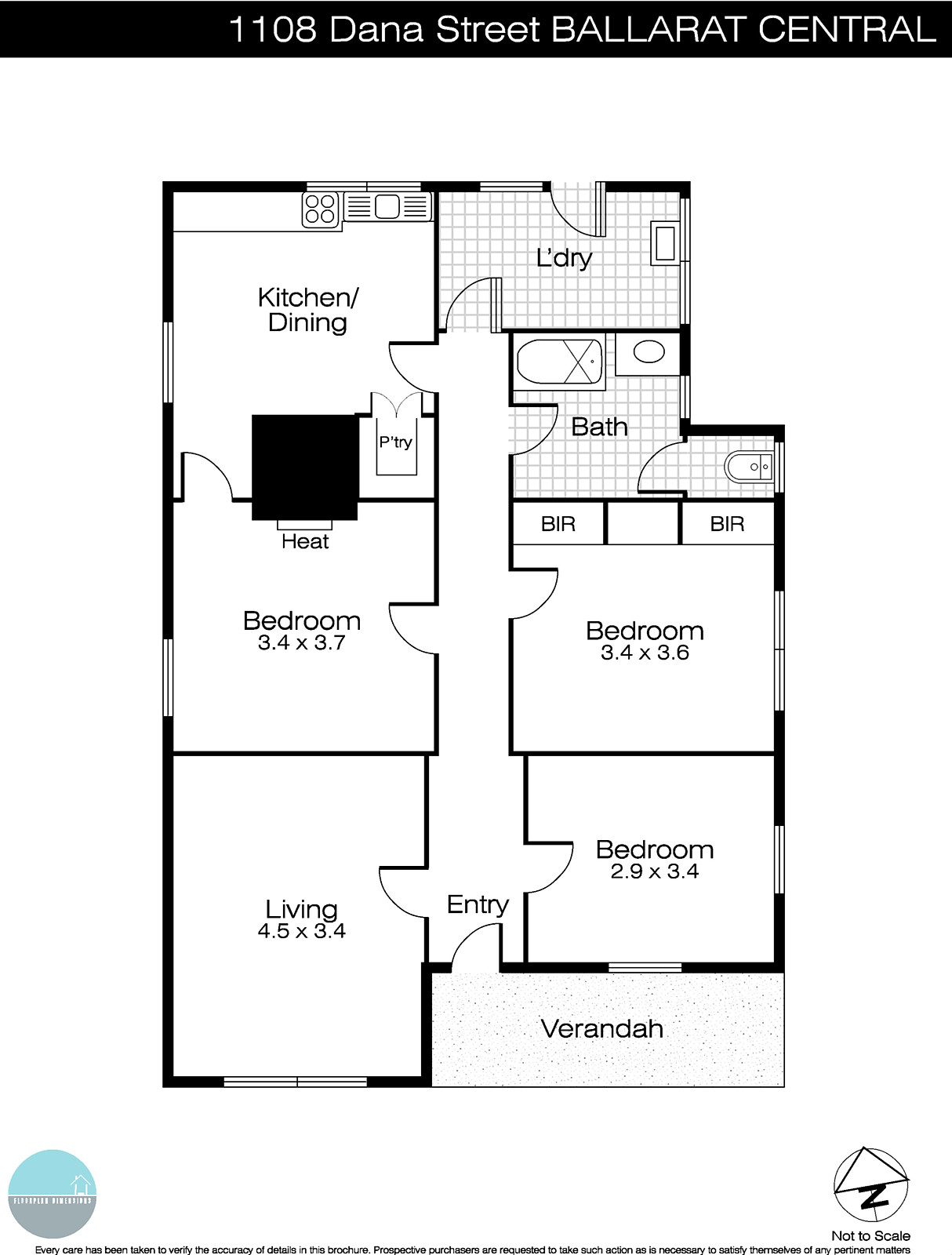 1108 Dana Street, Ballarat Central VIC 3350 - Floorplan