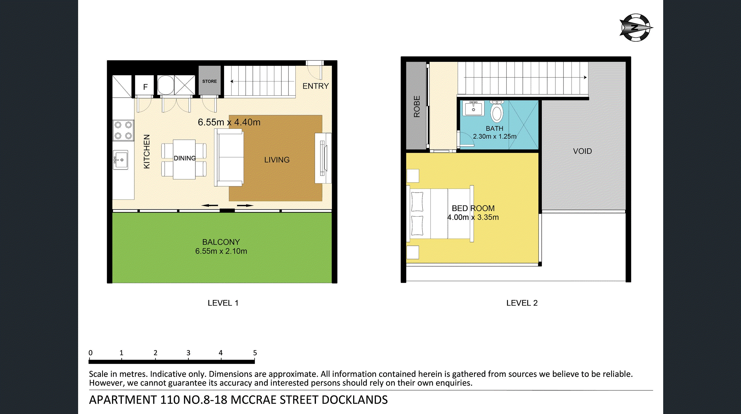 110/8 McCrae Street, Docklands VIC 3008 - Floorplan