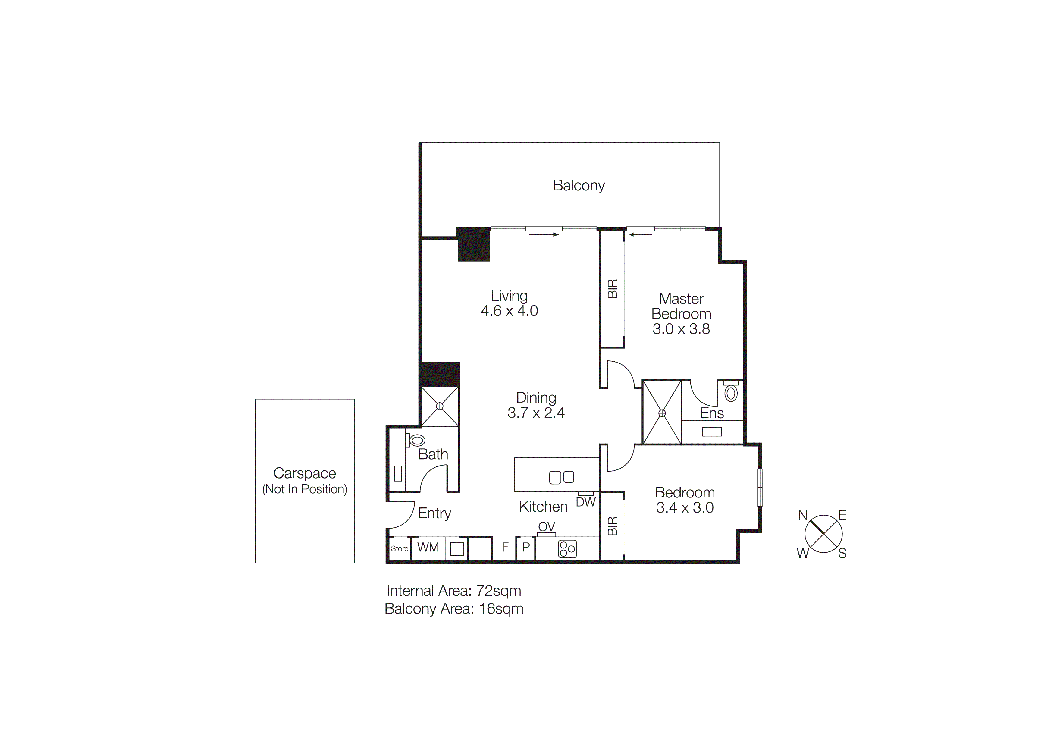 1108/14 Queens Road, Melbourne VIC 3004 - Floorplan