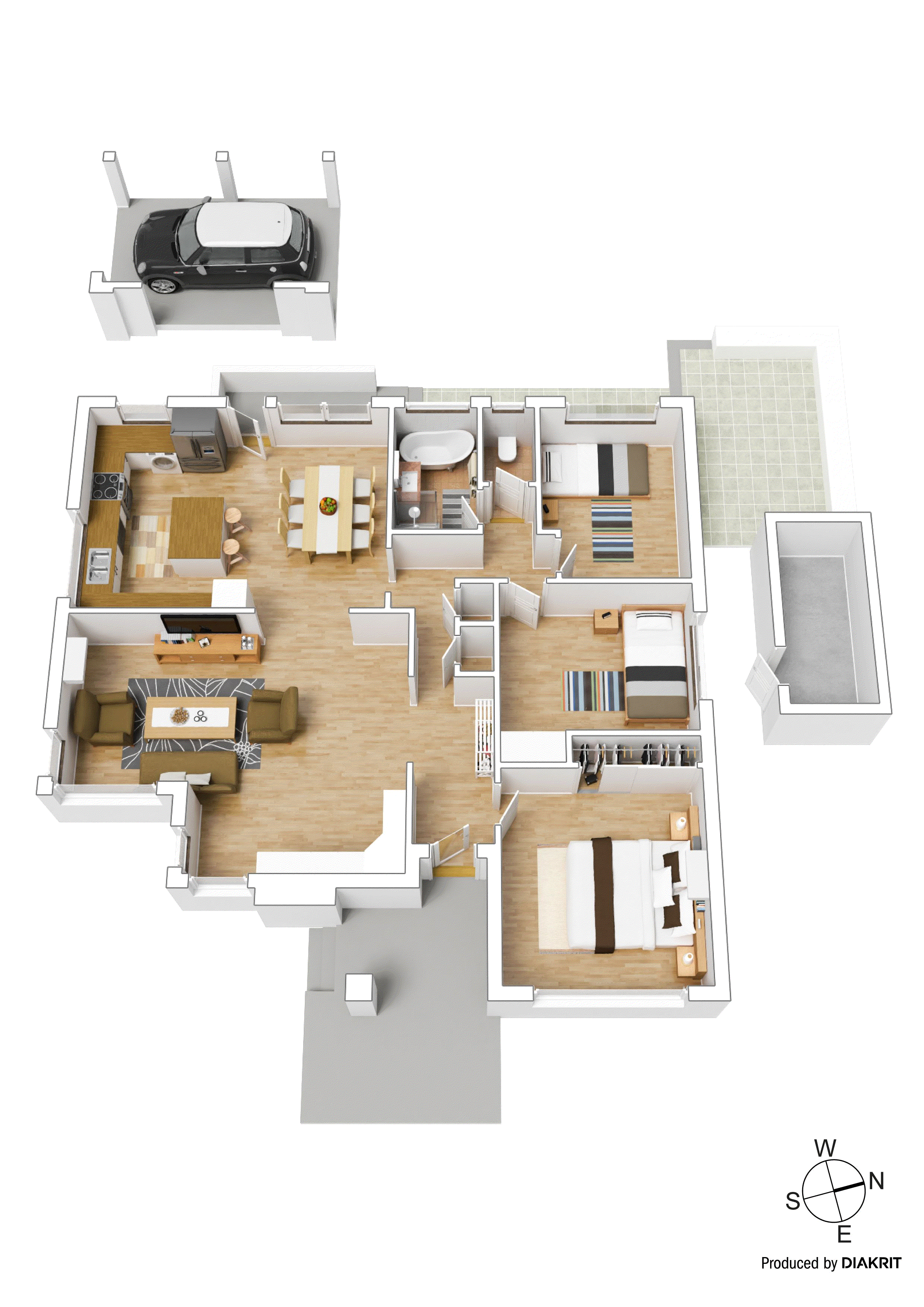 1/109 Lum Road, Wheelers Hill VIC 3150 - Floorplan