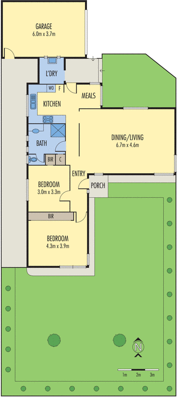 1/1091 North Road, Hughesdale VIC 3166 - Floorplan