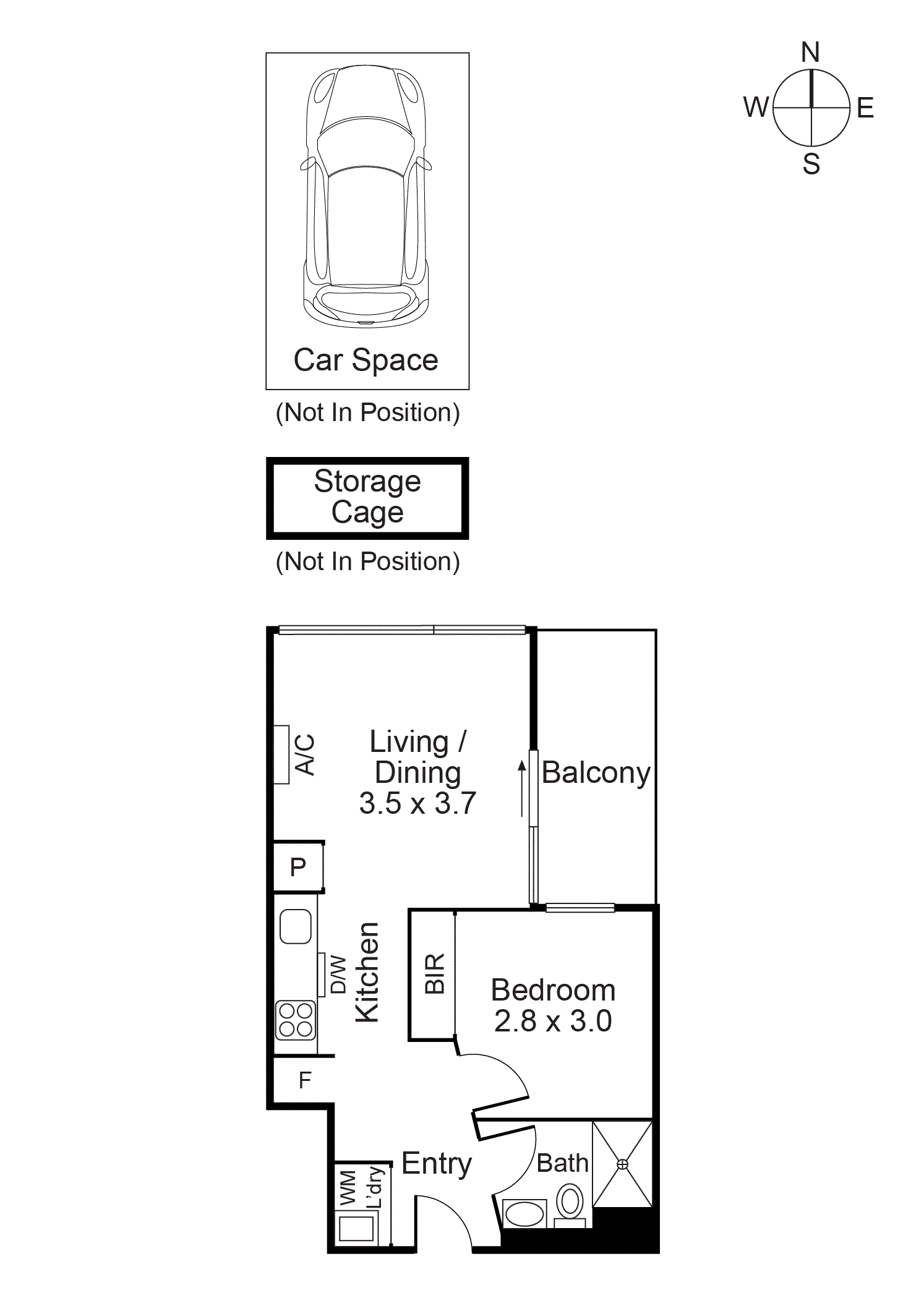 1109/288 Albert Street, Brunswick VIC 3056 - Floorplan