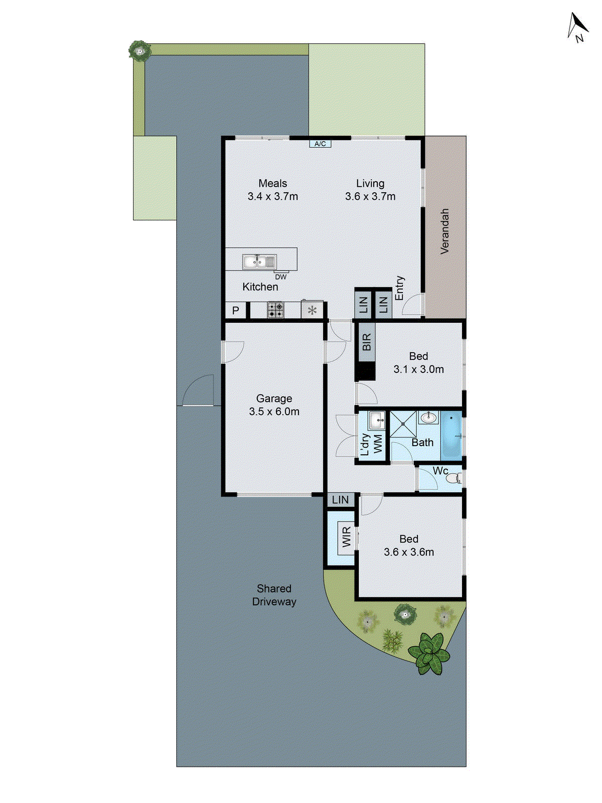 1/11-13 Roseview Way, St Albans Park VIC 3219 - Floorplan