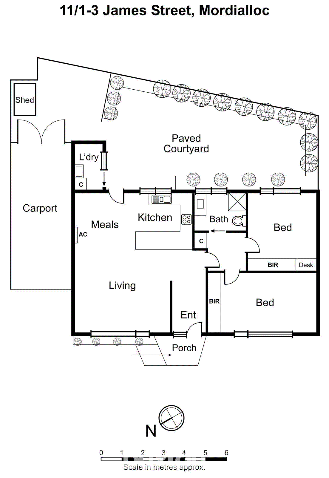 11/1-3 James Street, Mordialloc VIC 3195 - Floorplan