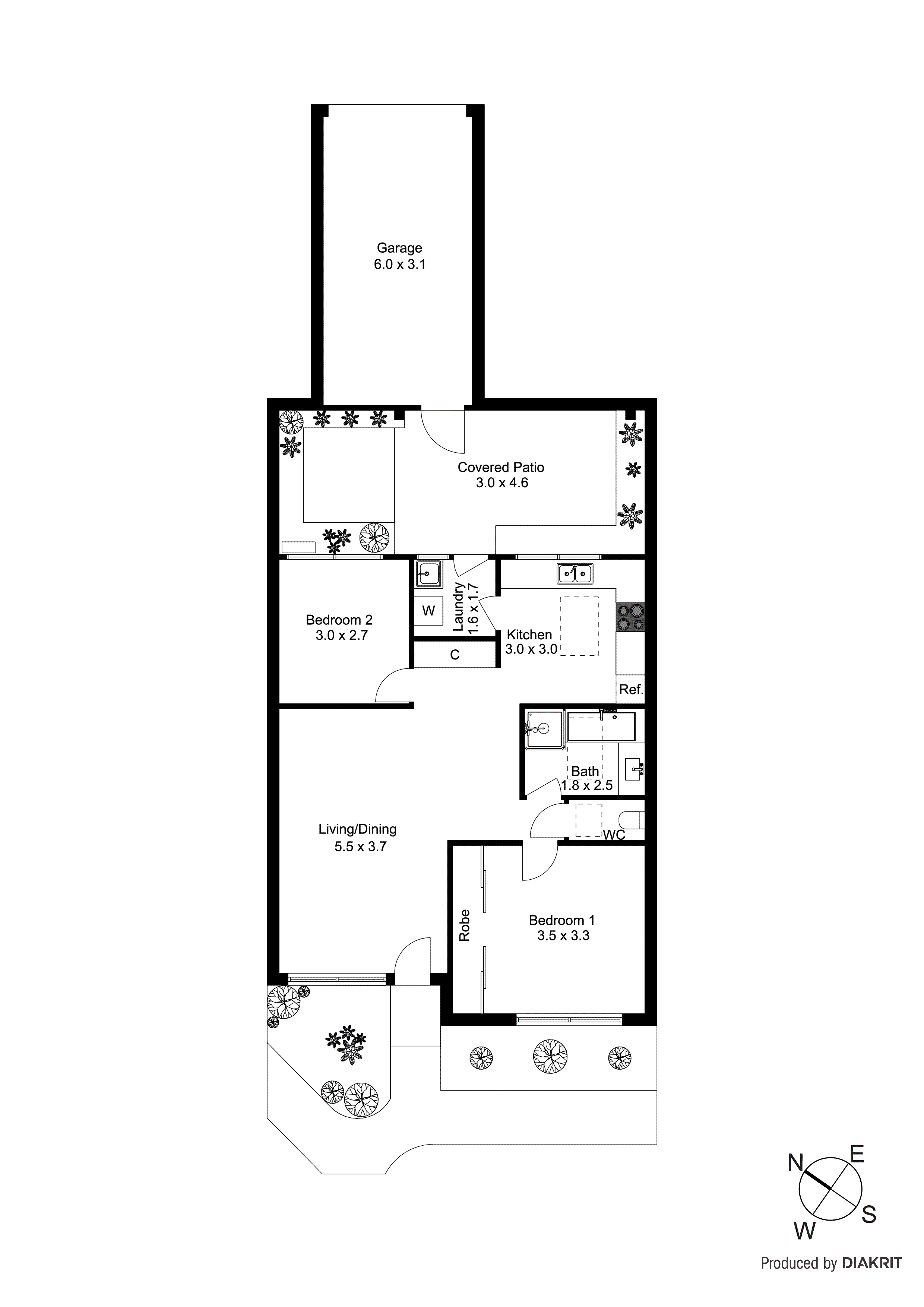 11/1-5 Dobell Drive, Chelsea VIC 3196 - Floorplan