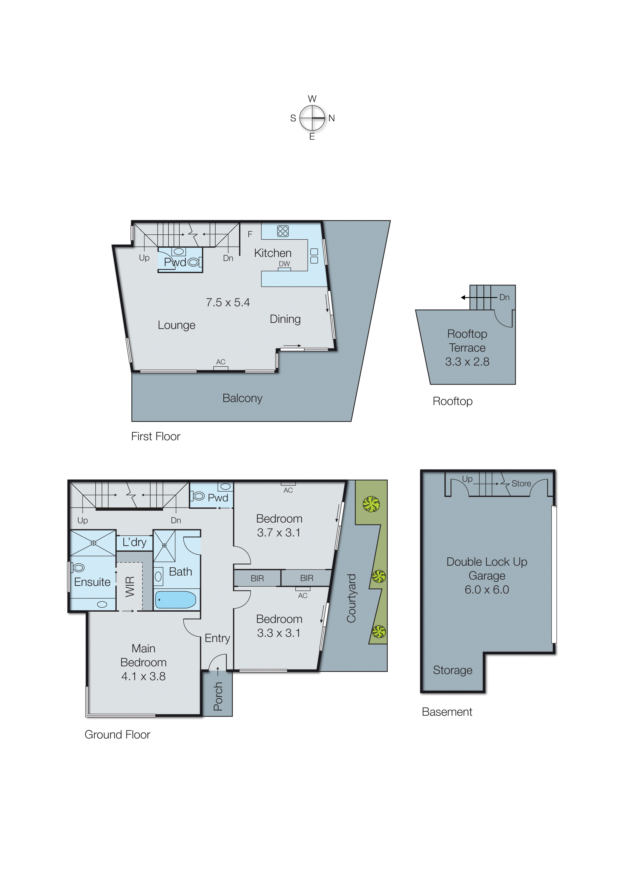 1/11 Bay Street, Parkdale VIC 3195 - Floorplan