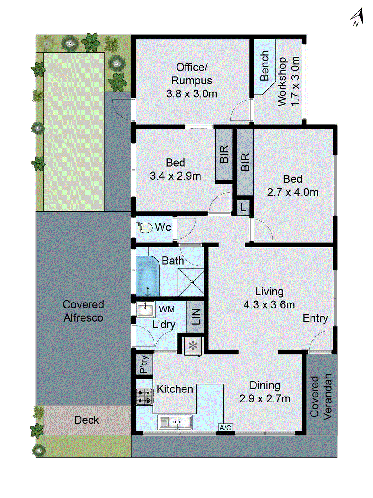 1/11 Fontaine Street, Grovedale VIC 3216 - Floorplan