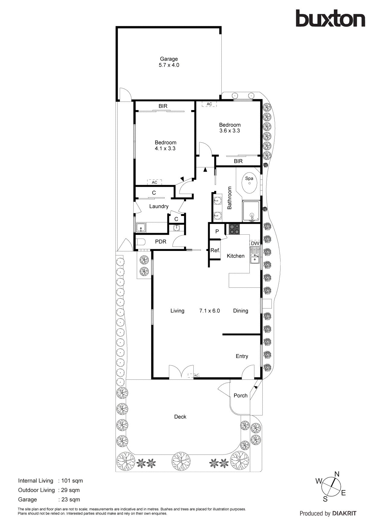 1/11 Fraser Avenue, Edithvale VIC 3196 - Floorplan