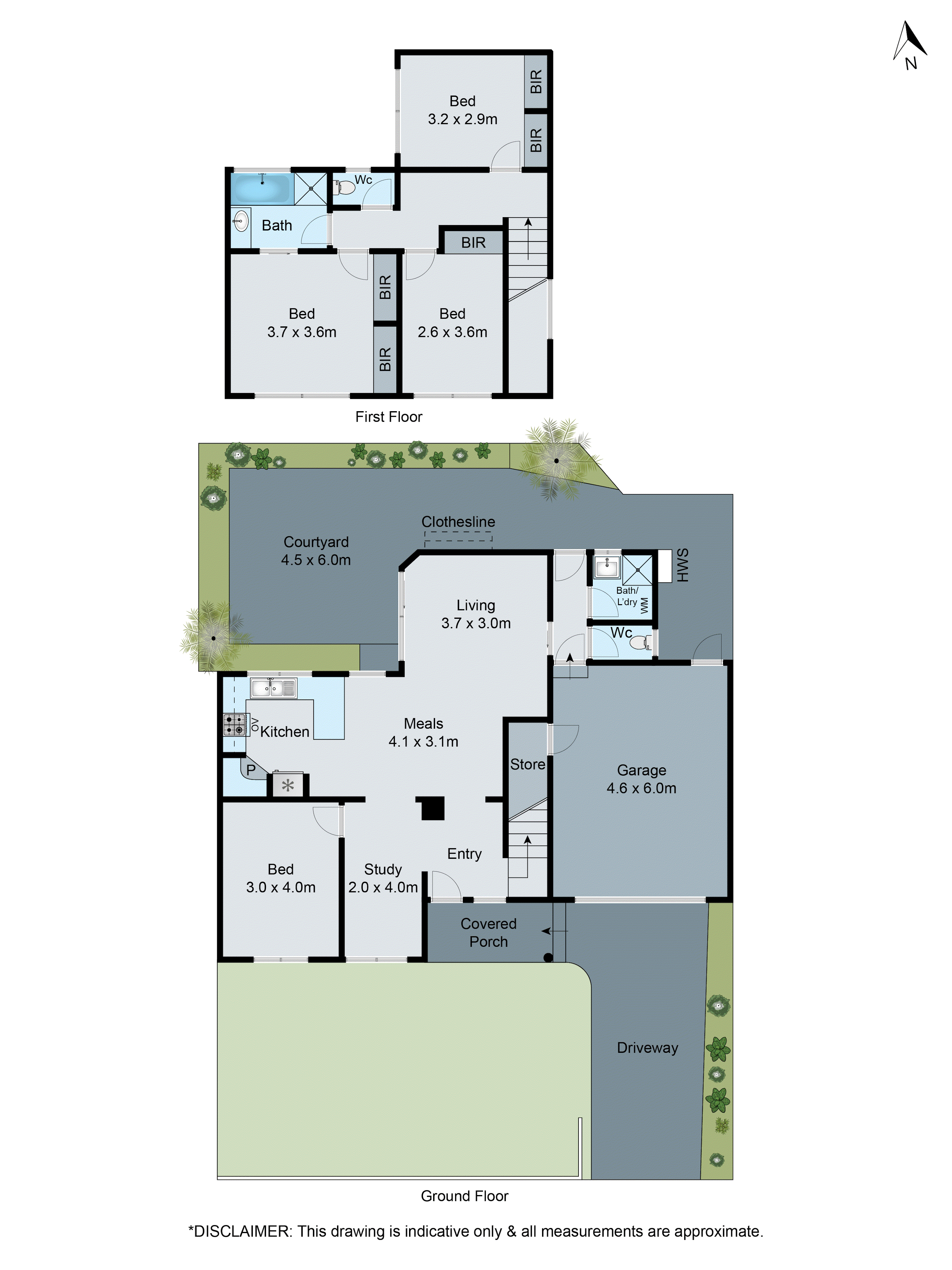 1/11 Iona Street, Clayton VIC 3168 - Floorplan