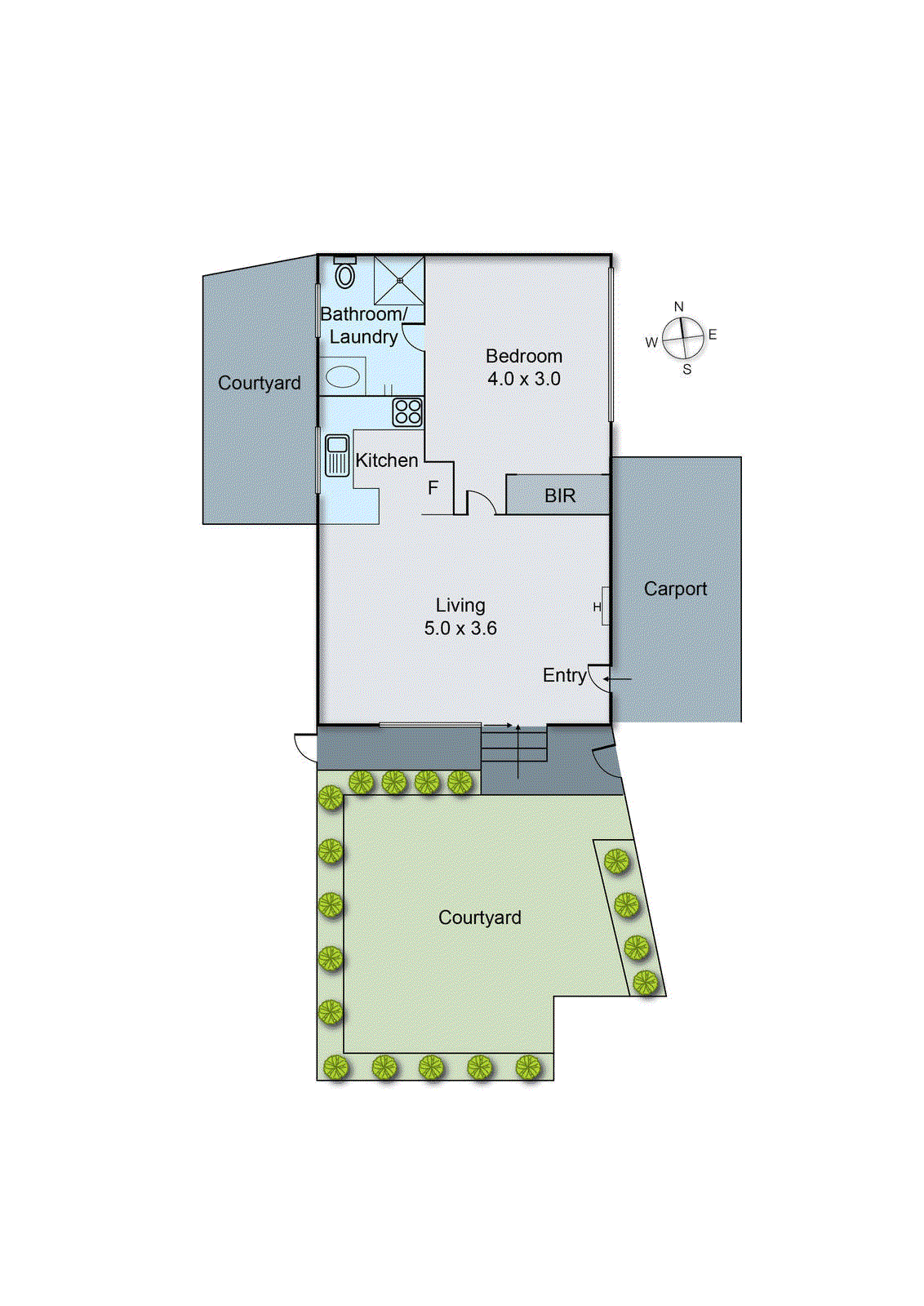 1/11 Kelso Street, Mentone VIC 3194 - Floorplan