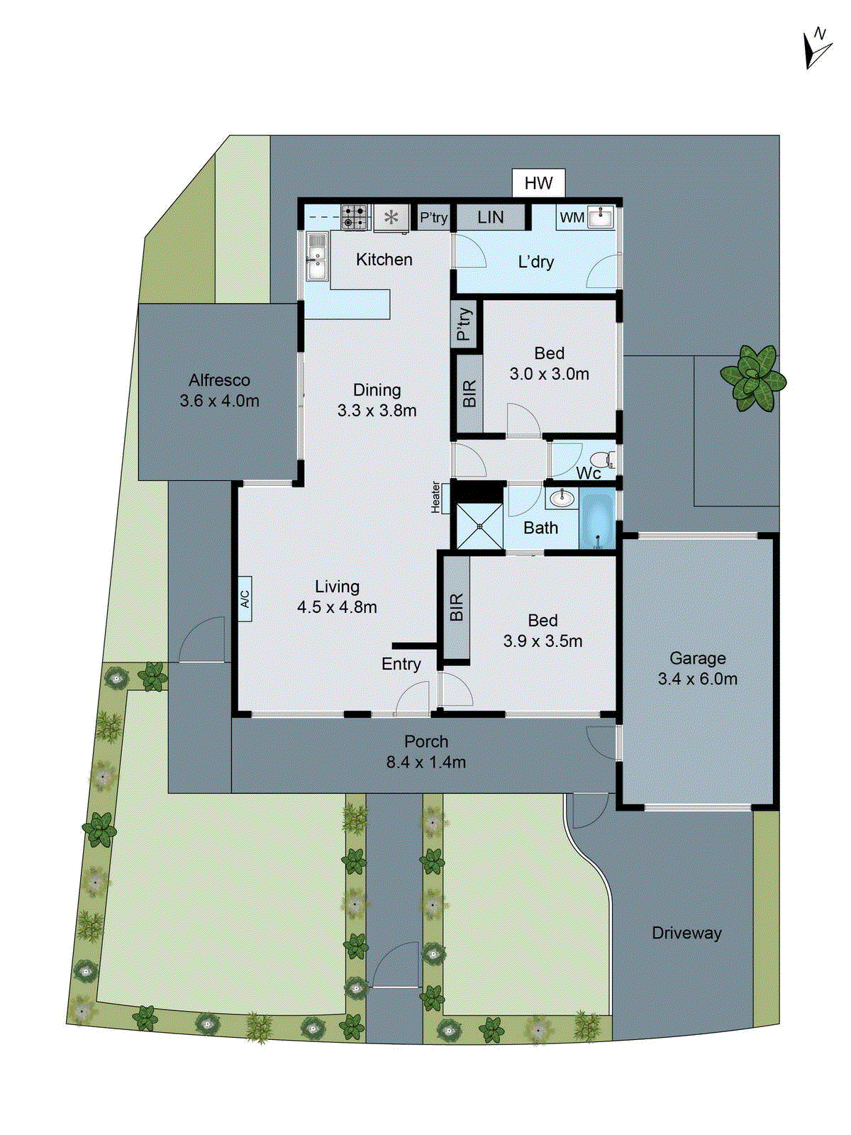 1/11 Meadowvale Drive, Grovedale VIC 3216 - Floorplan