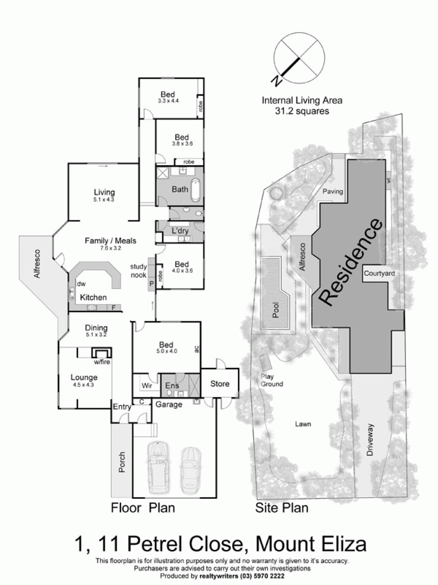 1/11 Petrel Close, MOUNT ELIZA VIC 3930 - Floorplan
