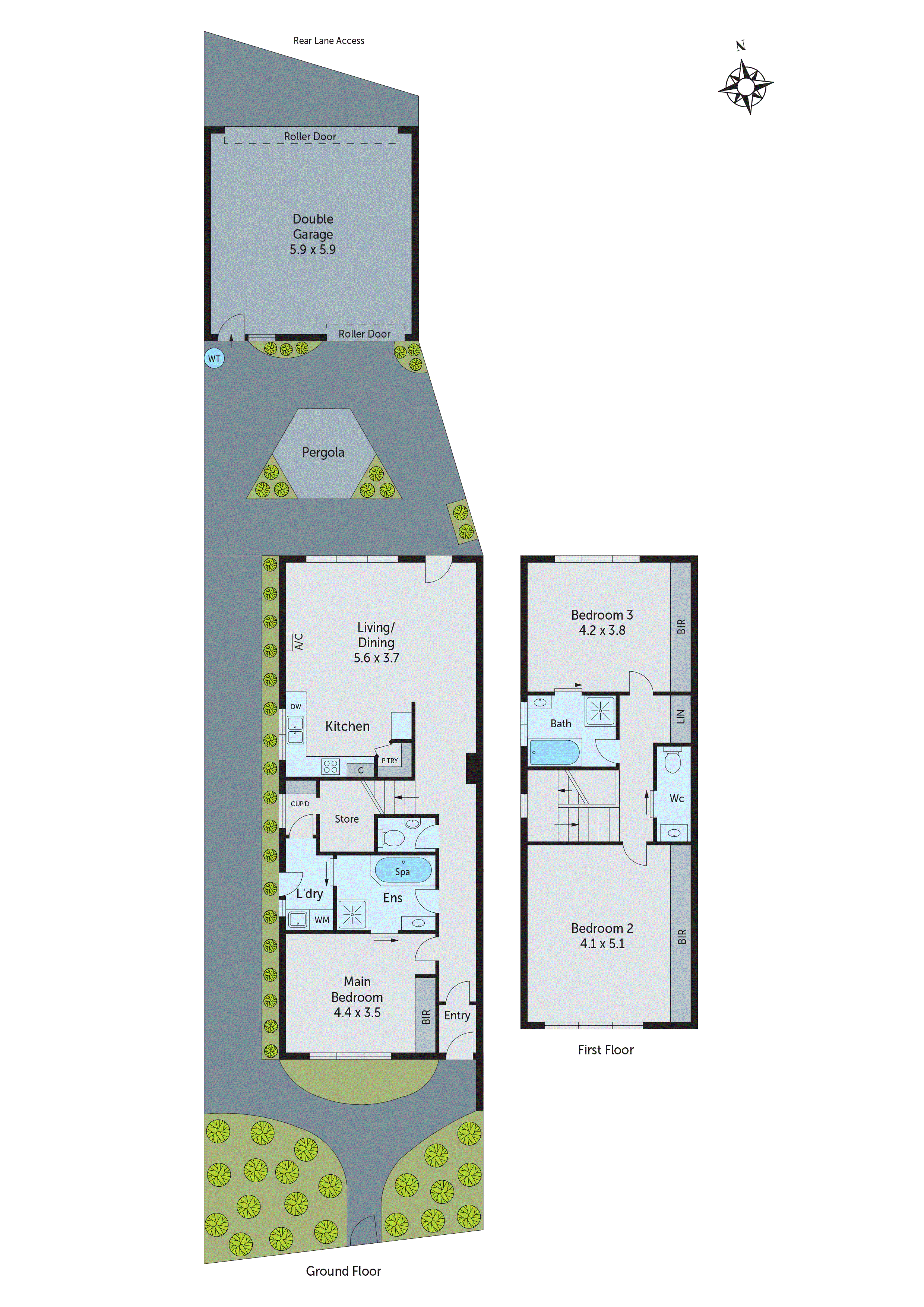1/11 Richmond Crescent, Geelong VIC 3220 - Floorplan