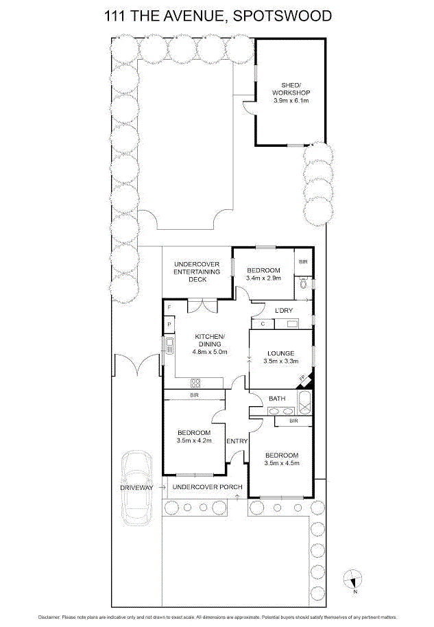 111 The Avenue, Spotswood VIC 3015 - Floorplan