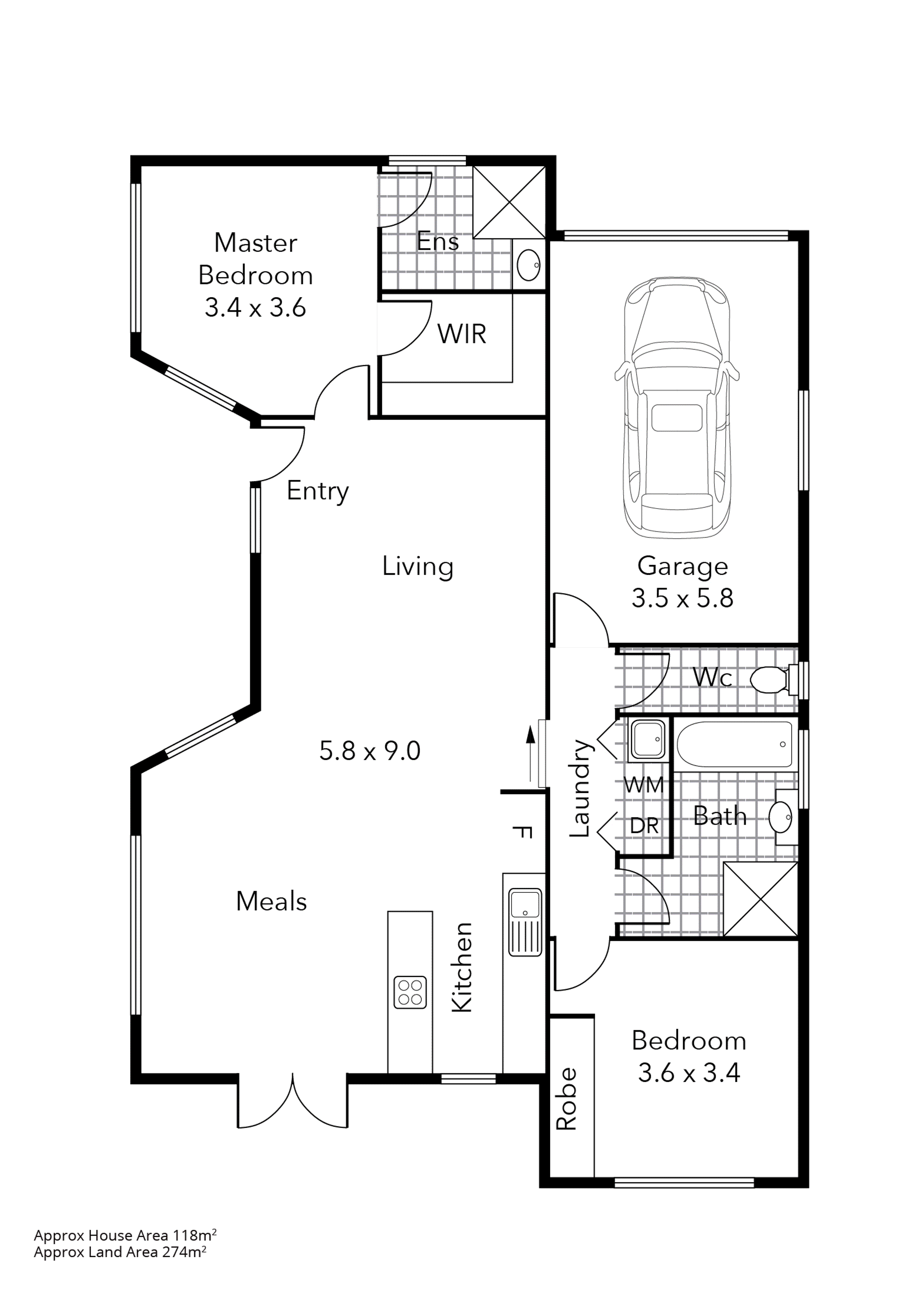1/11 Walton Street, Wendouree VIC 3355 - Floorplan