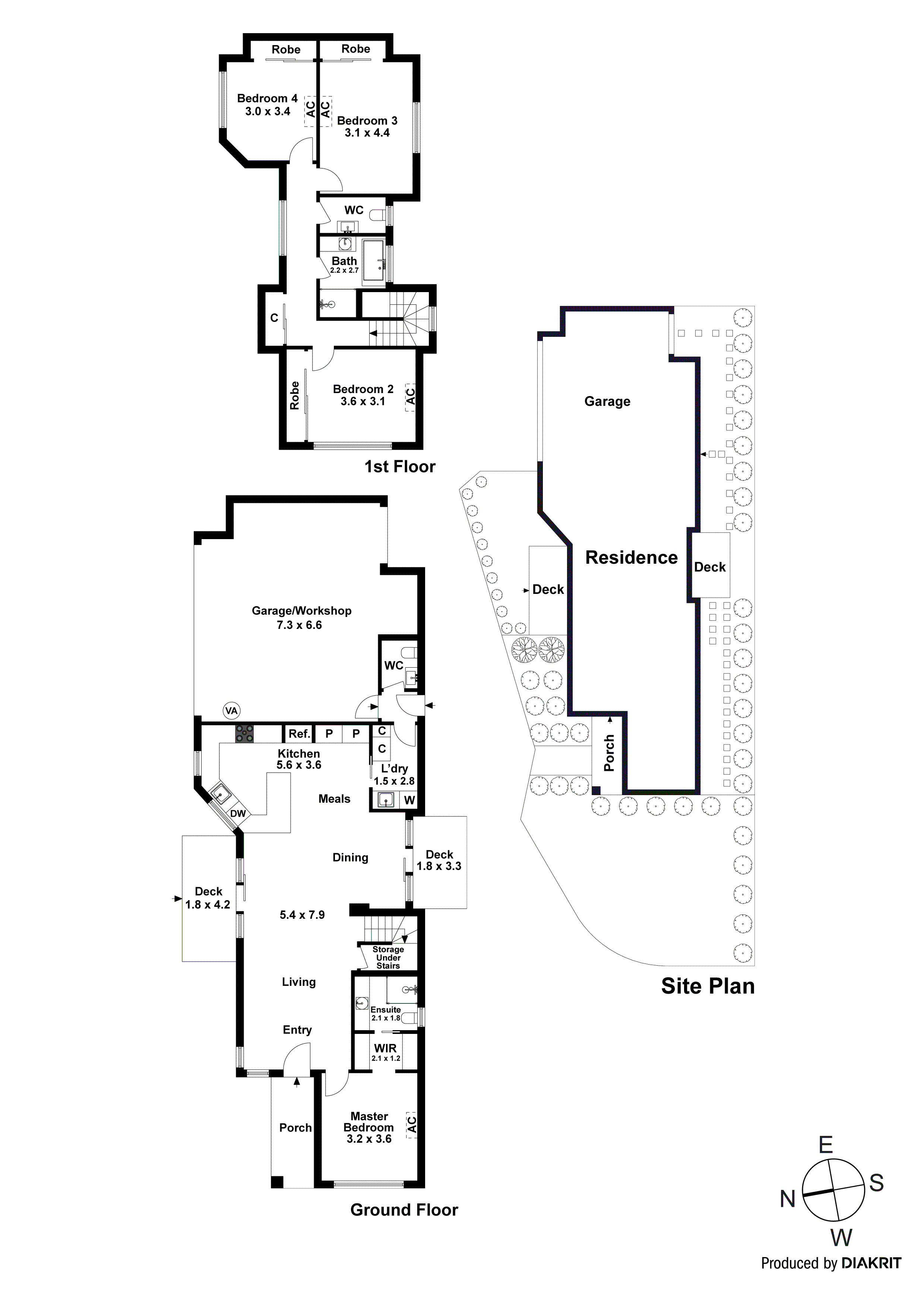 1/11 Yeovil Court, Wheelers Hill VIC 3150 - Floorplan