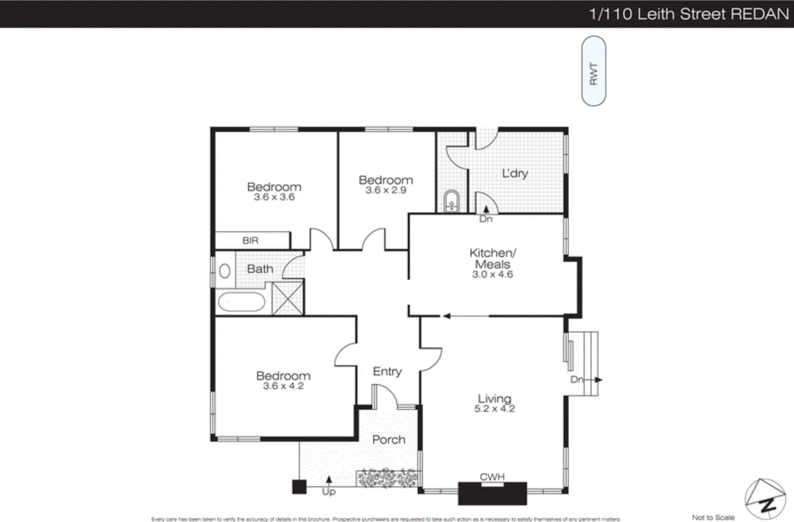 1/110 Leith Street, Redan VIC 3350 - Floorplan