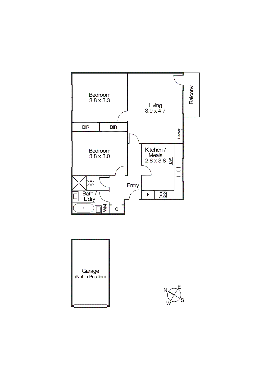 11/11 The Avenue, Balaclava VIC 3183 - Floorplan