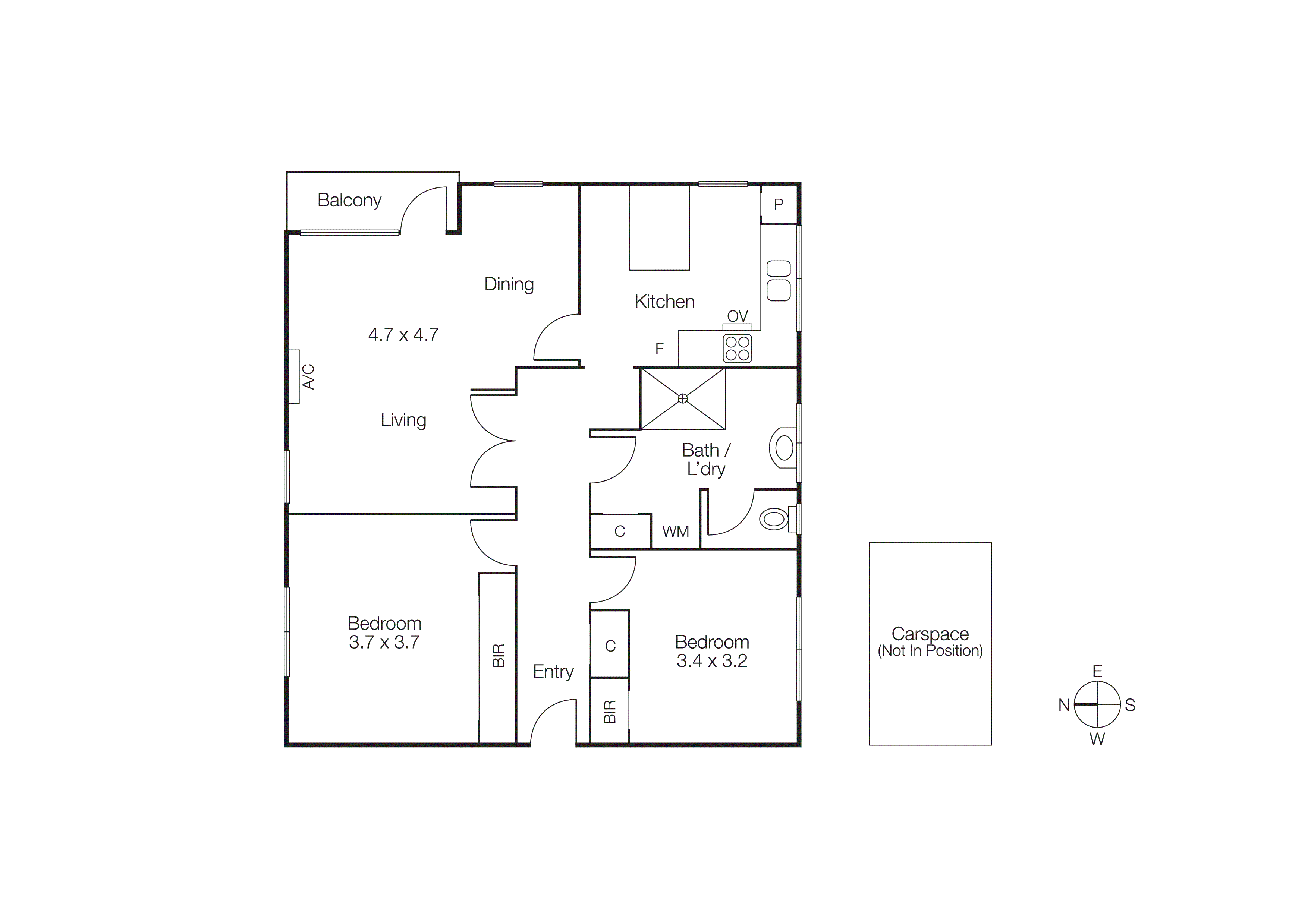1/111 Westbury Street, Balaclava VIC 3183 - Floorplan