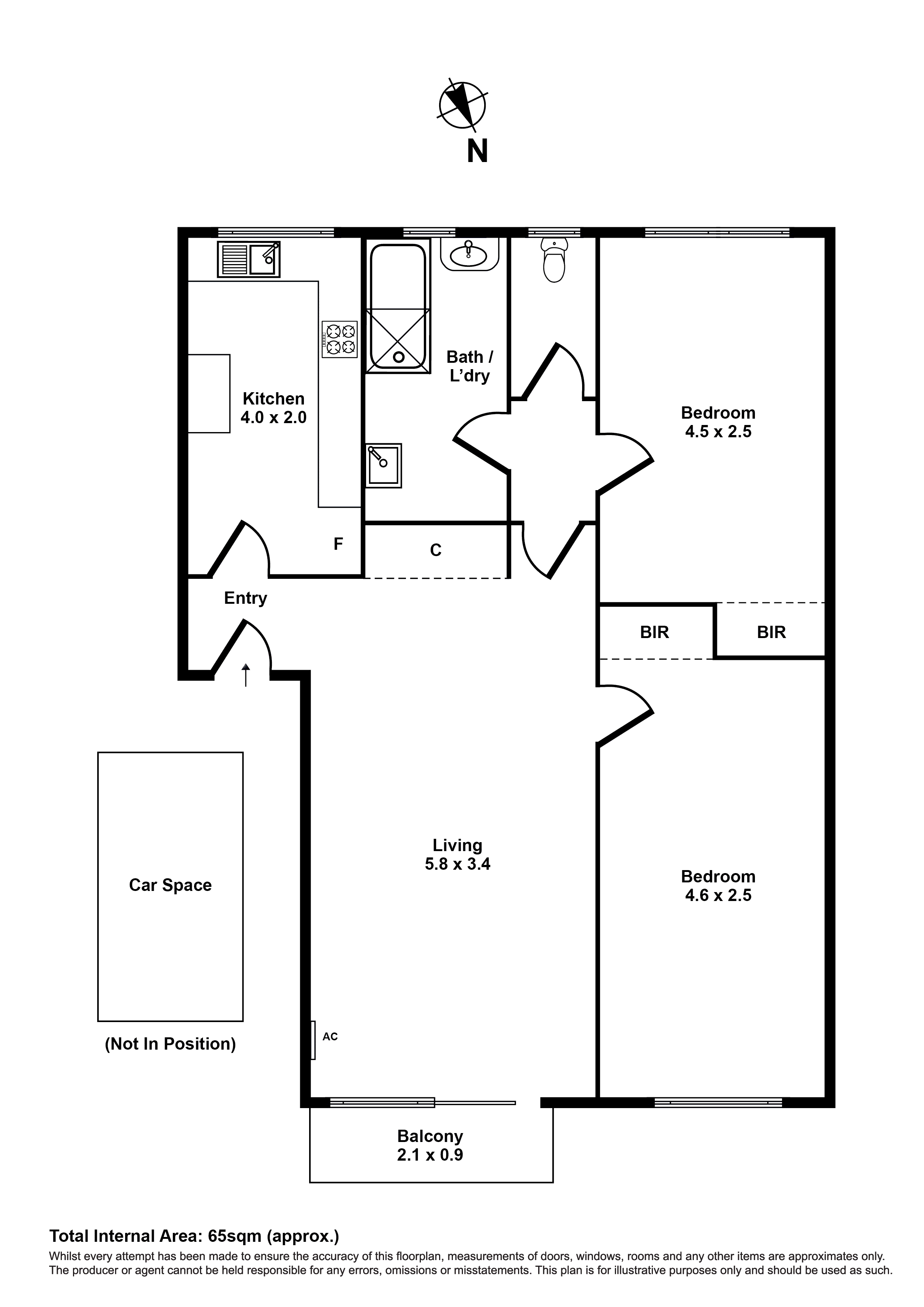 11/12 Eldridge Street, Footscray VIC 3011 - Floorplan