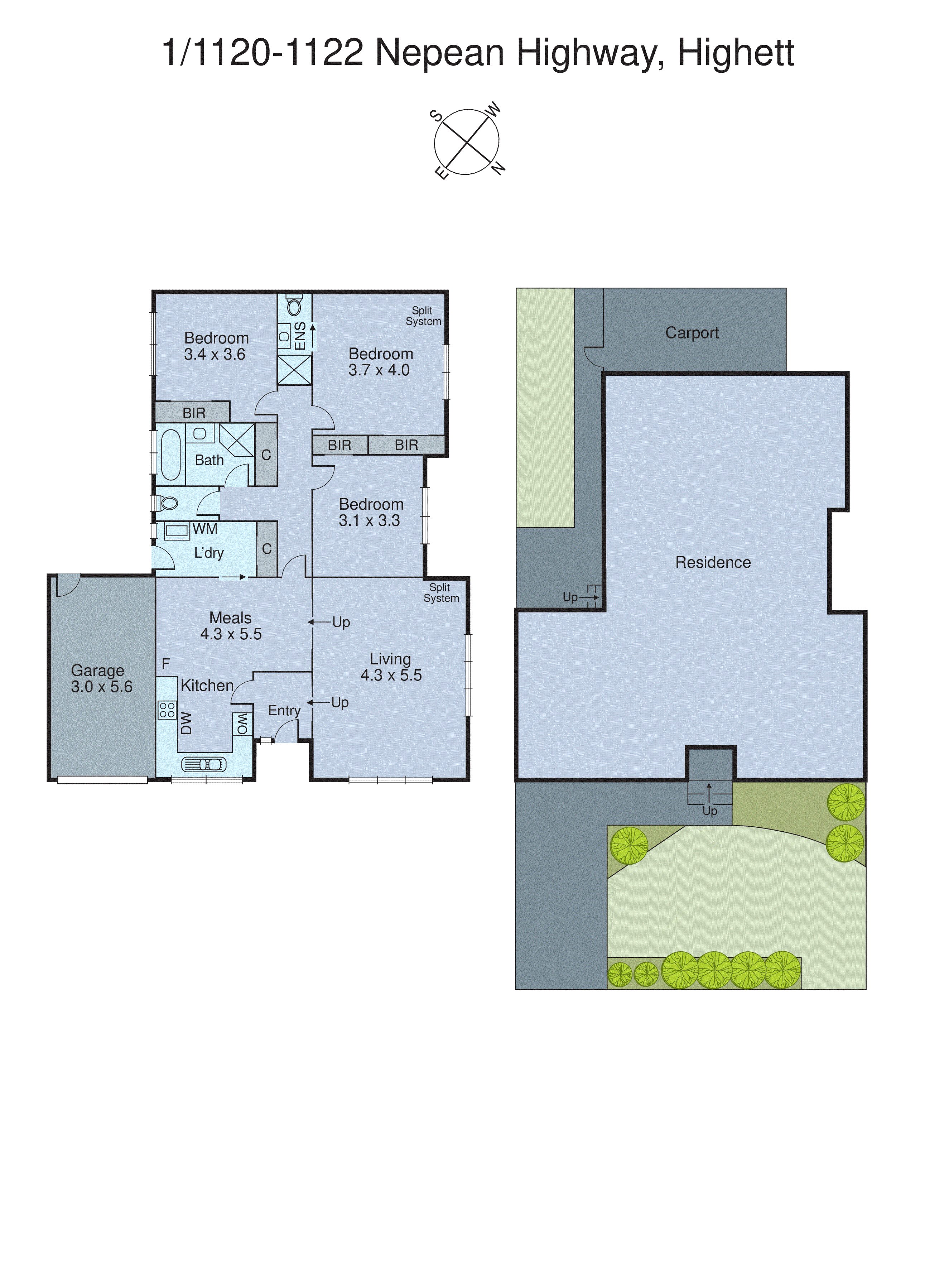 1/1120-1122 Nepean Highway, Highett VIC 3190 - Floorplan