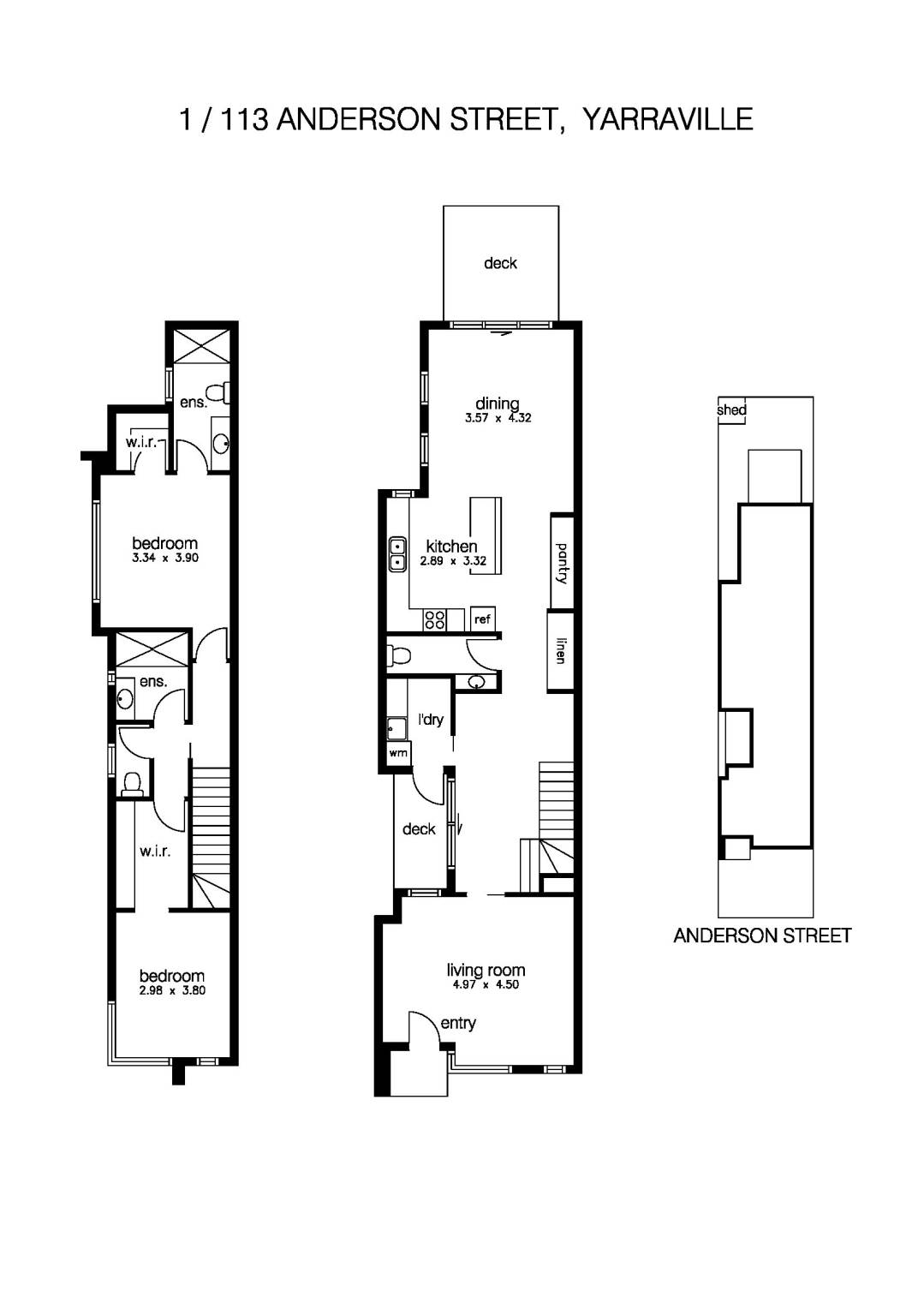 1/113 Anderson Street, YARRAVILLE VIC 3013 - Floorplan