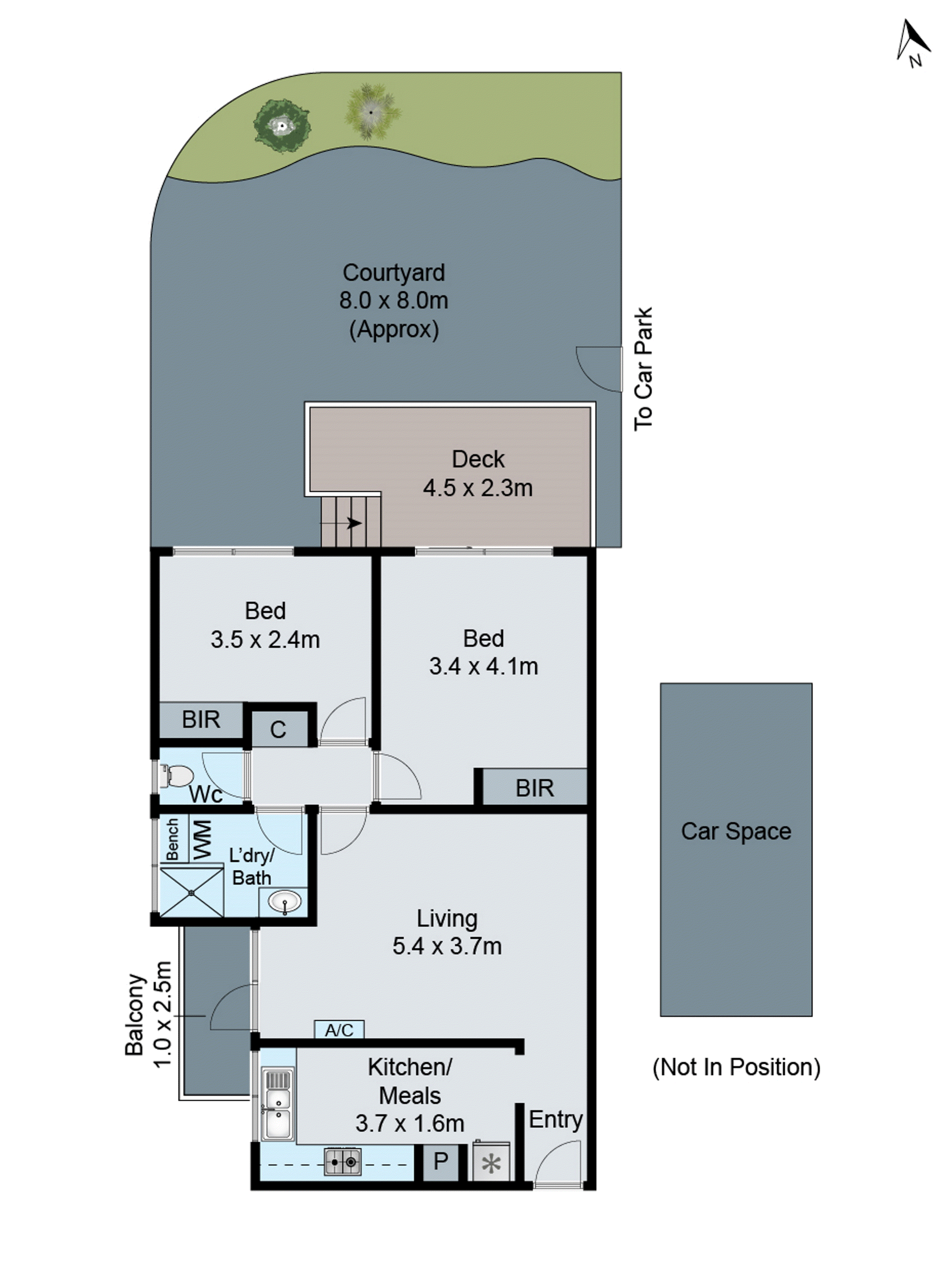 11/13 Churchill Avenue, Chadstone VIC 3148 - Floorplan