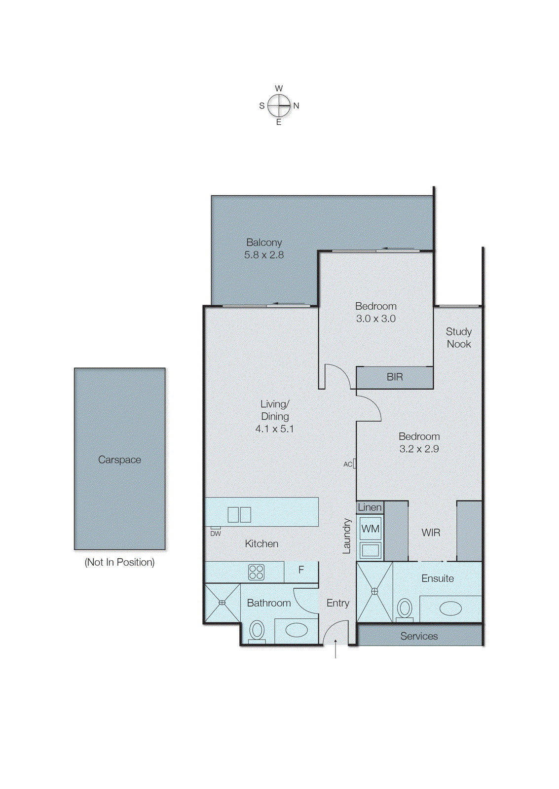 111/3 Elliott Avenue, Carnegie VIC 3163 - Floorplan