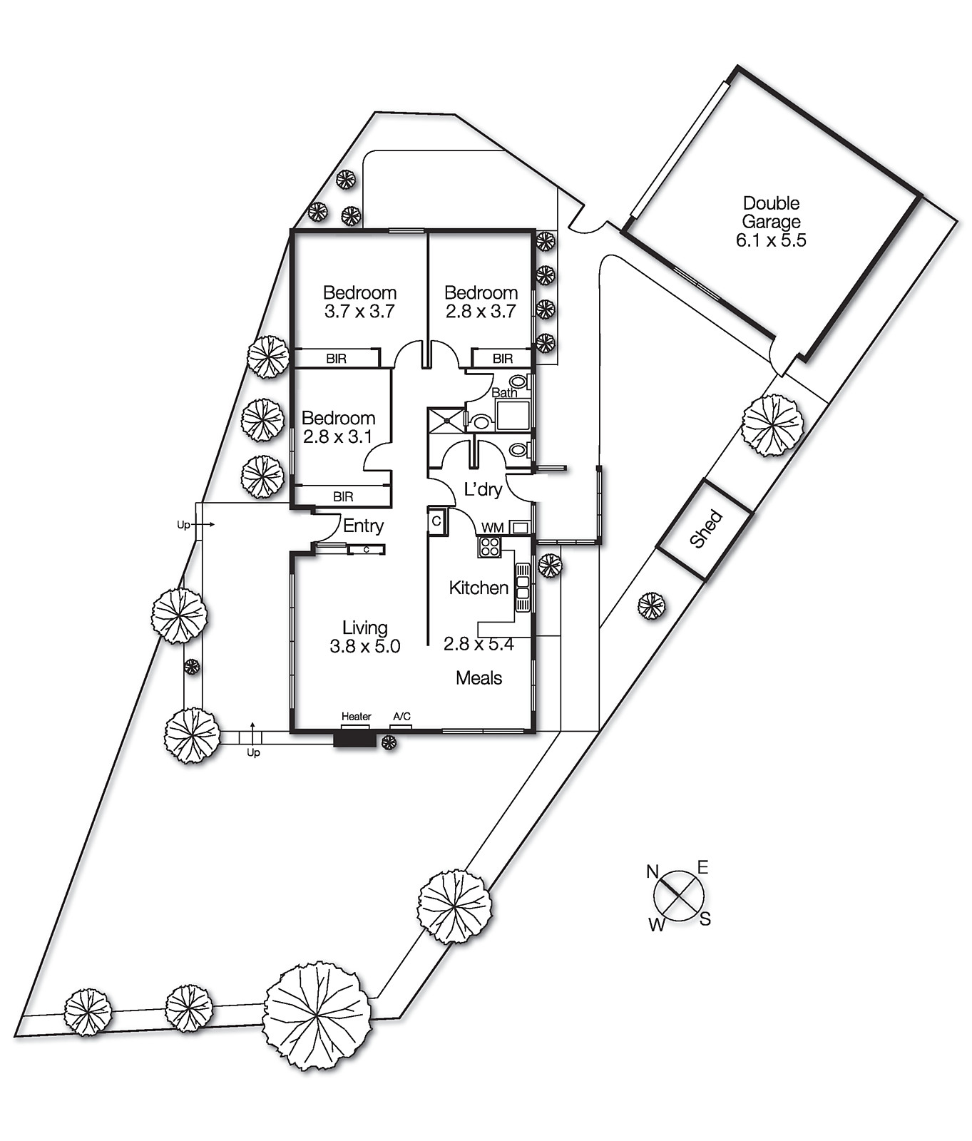 1/1135 Nepean Highway, Highett VIC 3190 - Floorplan