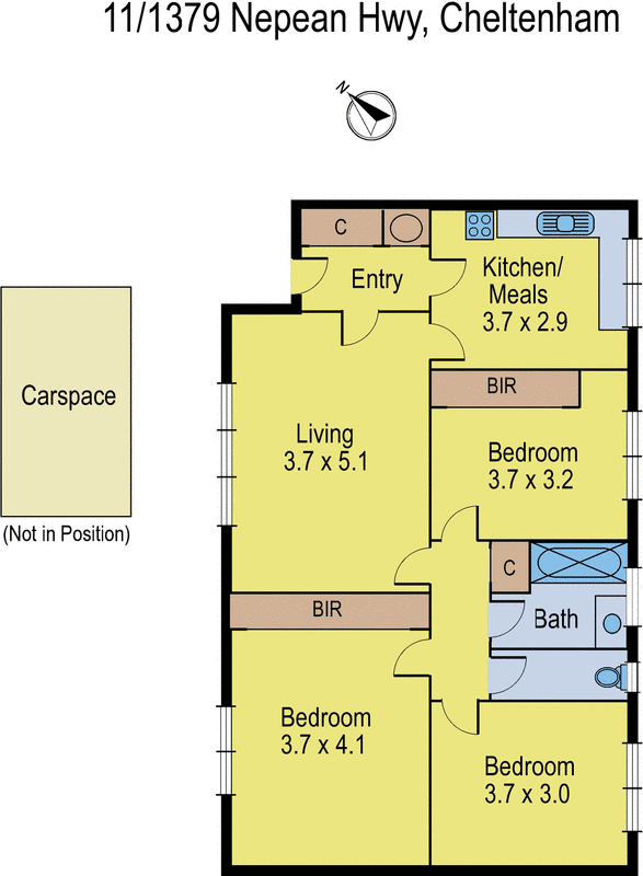 11/1379 Nepean Highway, Cheltenham VIC 3192 - Floorplan