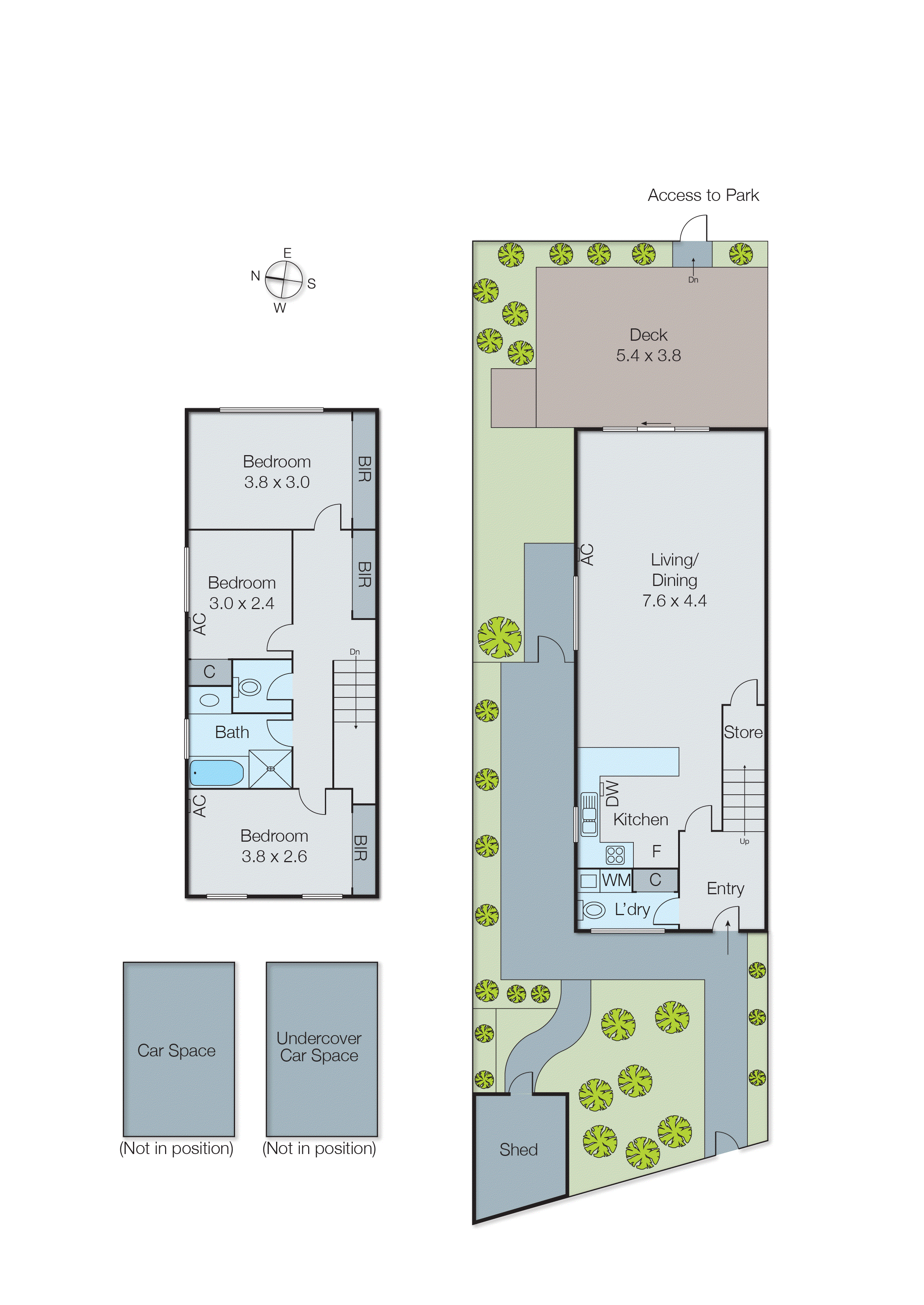 1/114 Warren Road, Mordialloc VIC 3195 - Floorplan