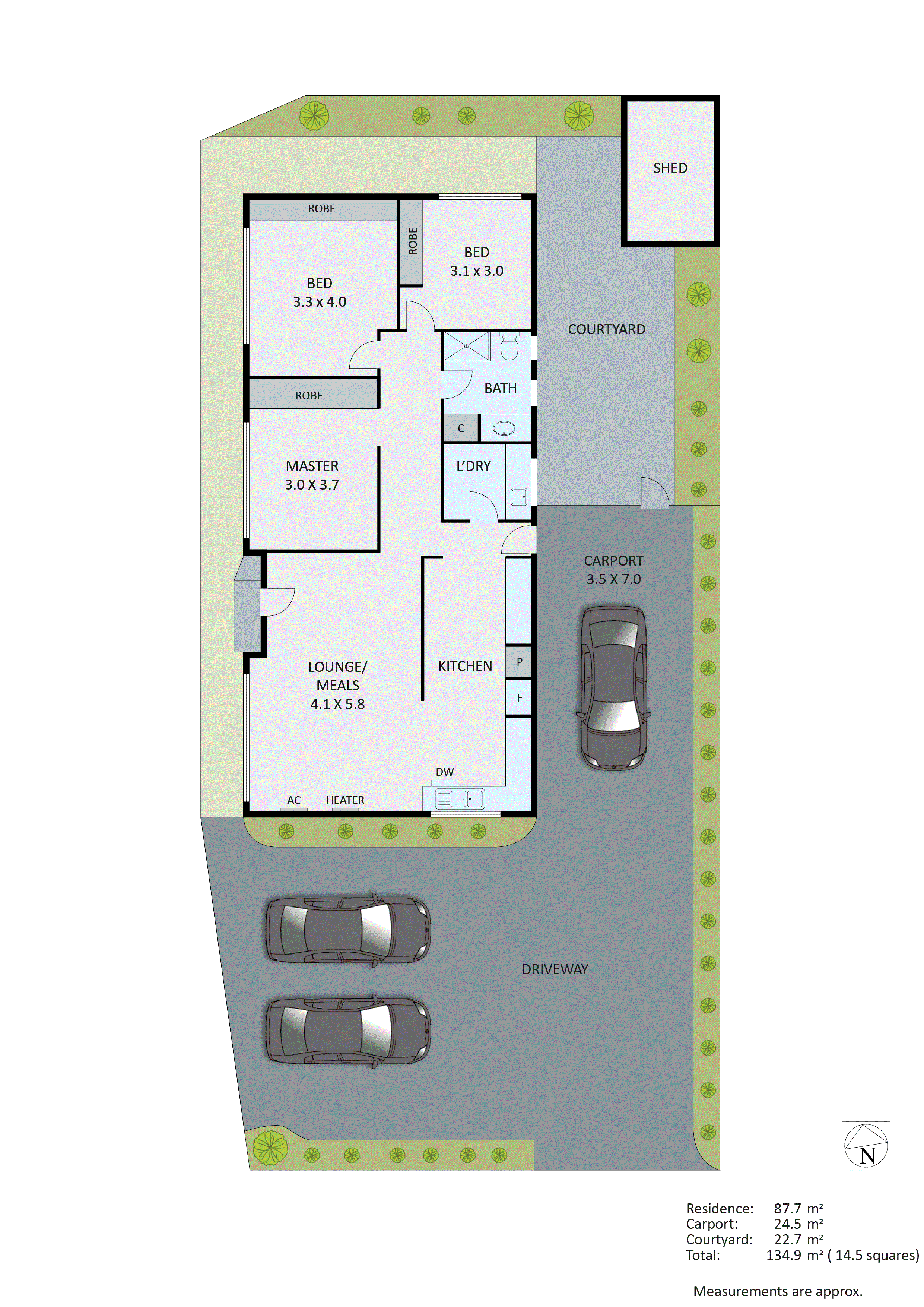 1/1149 Centre Road, Oakleigh South VIC 3167 - Floorplan