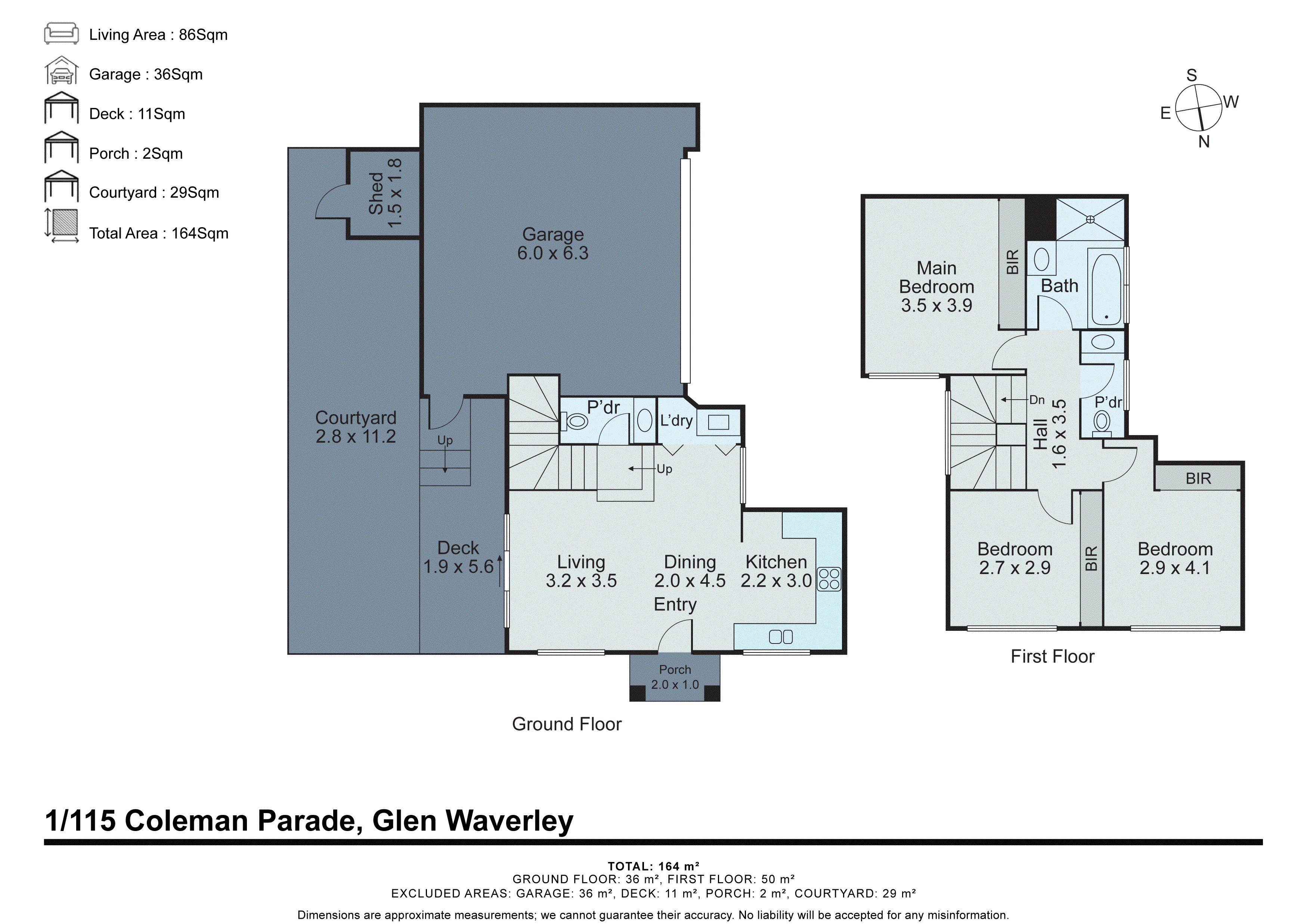 1/115 Coleman Parade, Glen Waverley VIC 3150 - Floorplan
