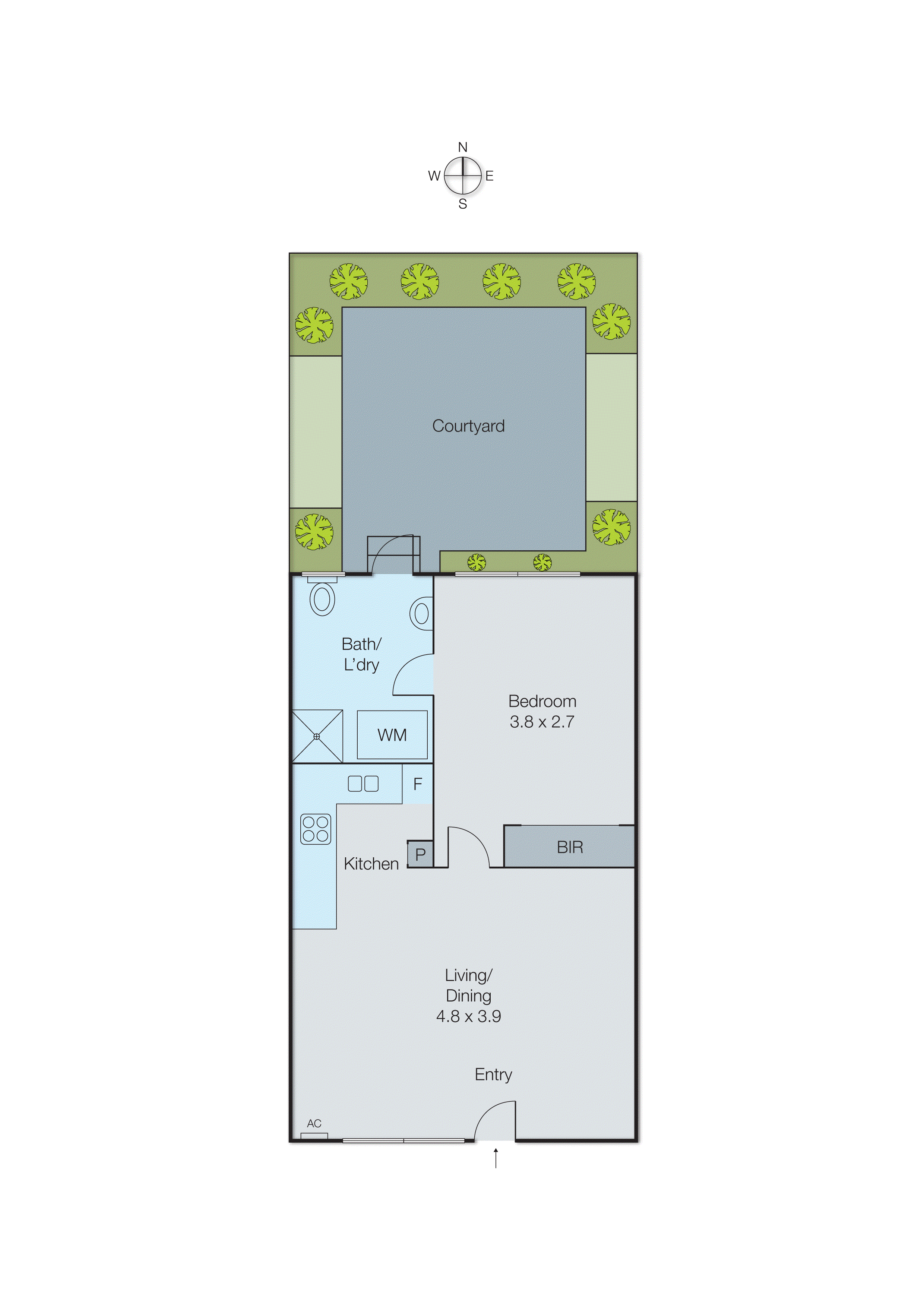 11/15 Florence Street, Mentone VIC 3194 - Floorplan